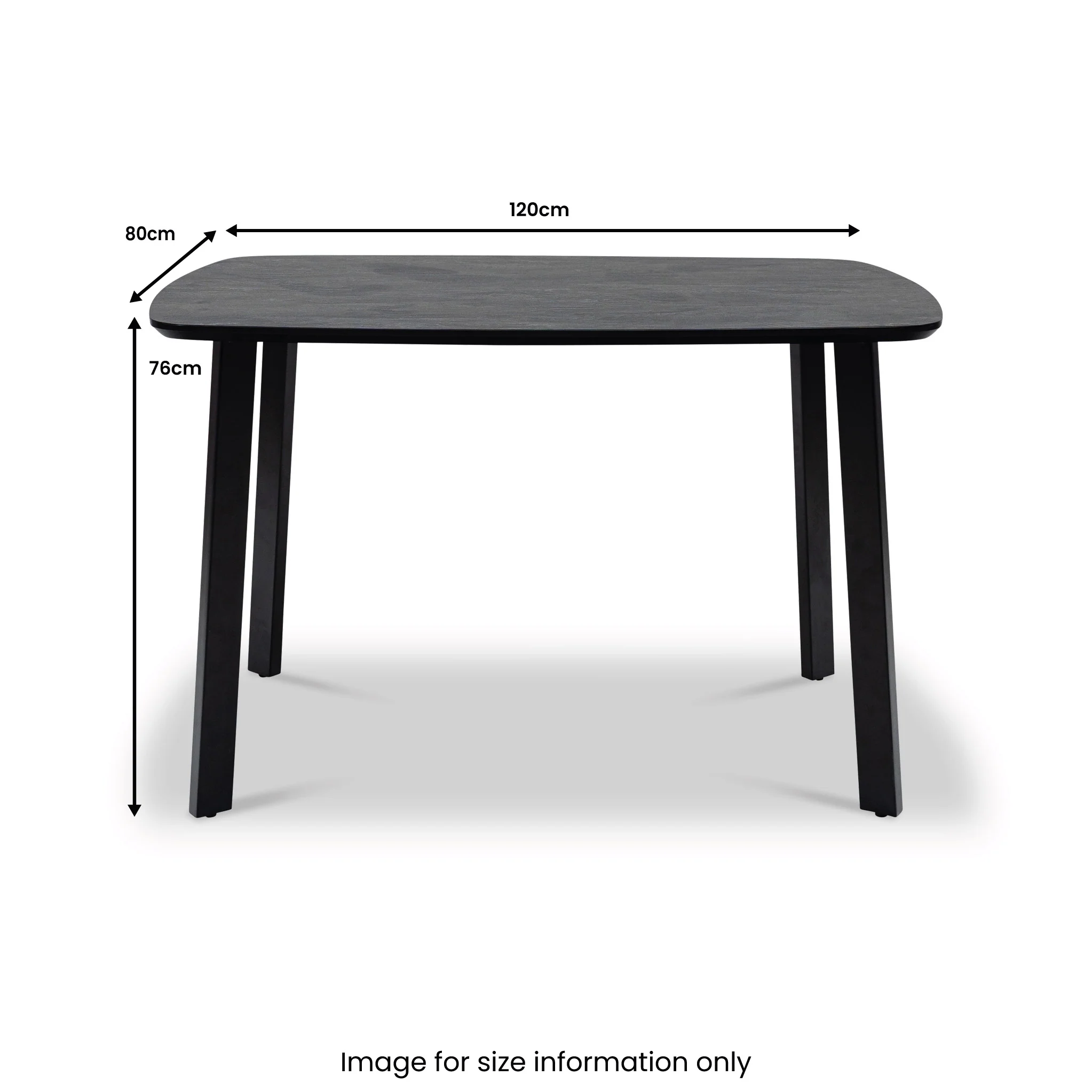 Rivelle 120cm Dining Table - Image 5
