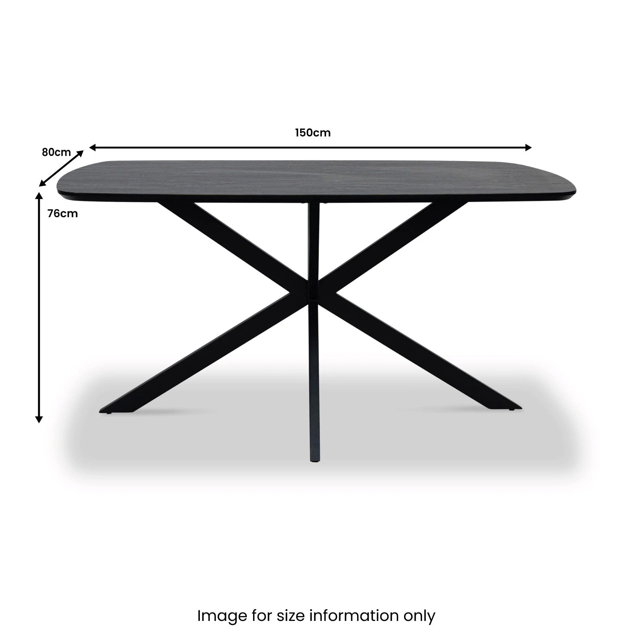 Rivelle 150cm Dining Table - Image 4