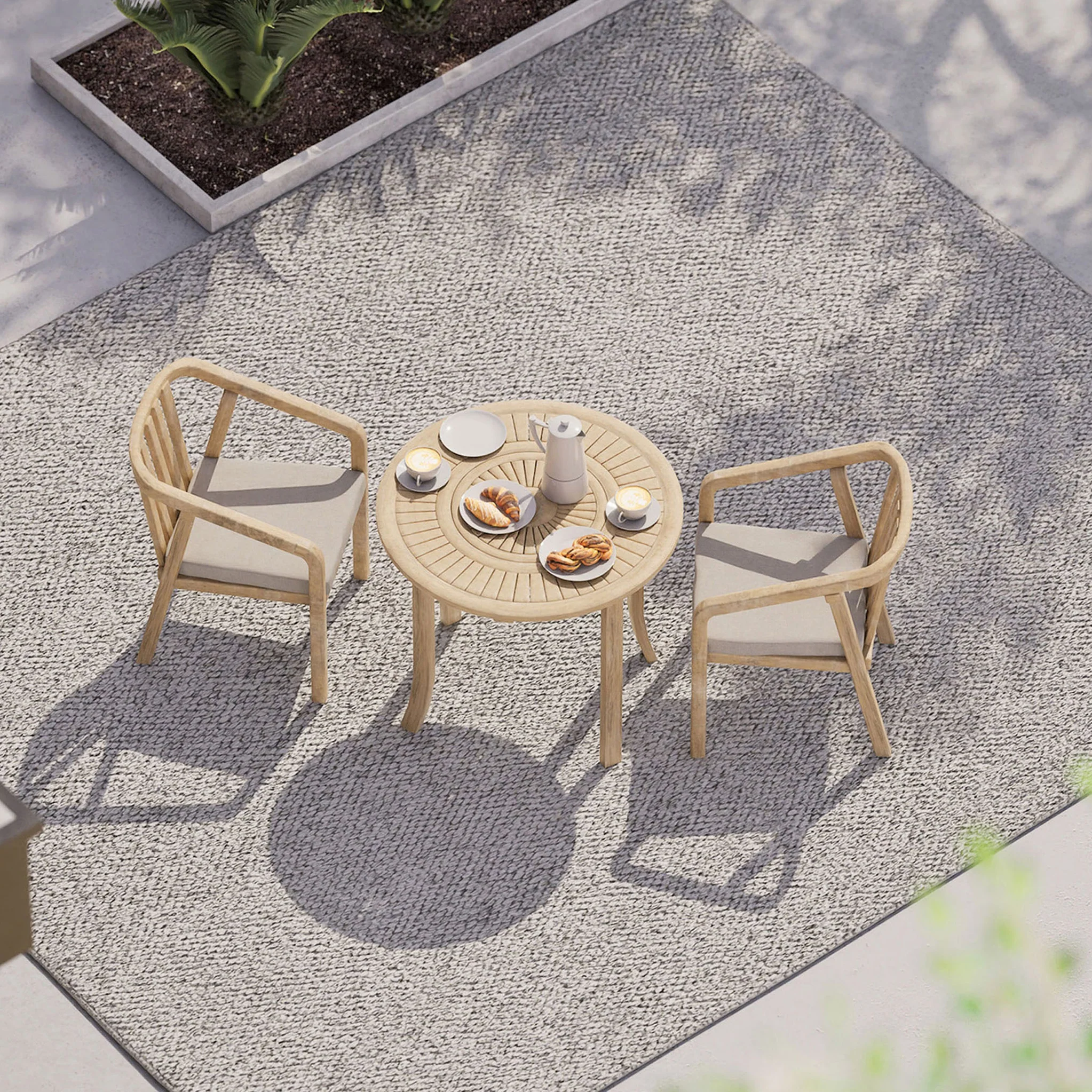 Riven Outdoor Dining Chair - Image 7
