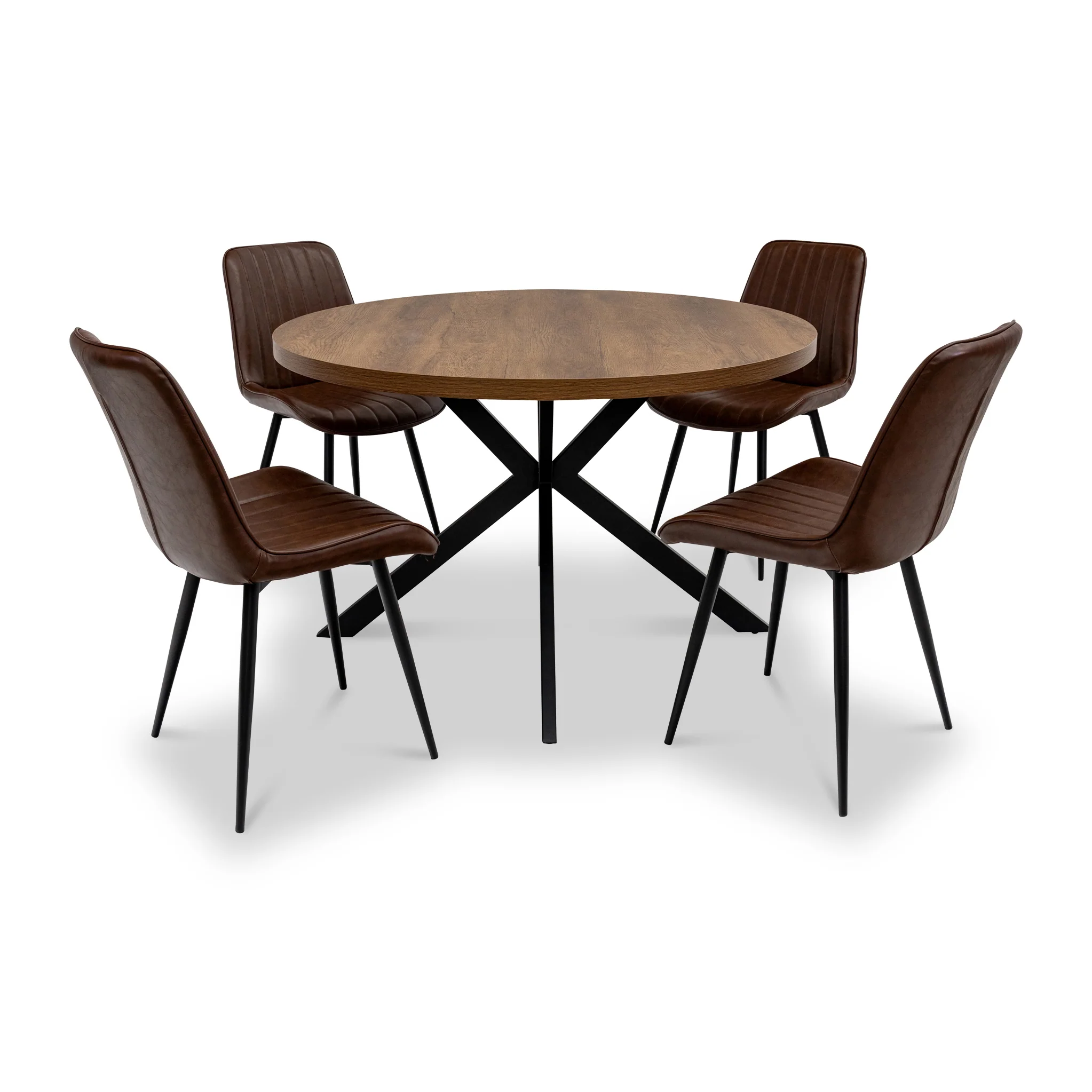Rivera 120cm Round Starburst Leg Dining Table - Image 7