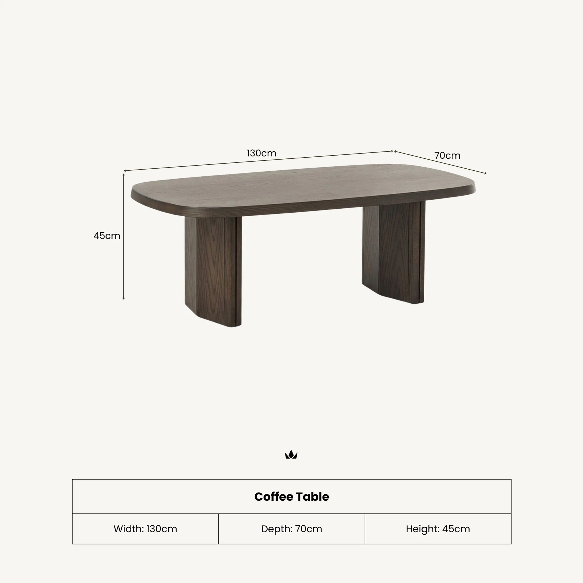 Roka Oak Coffee Table - Image 9