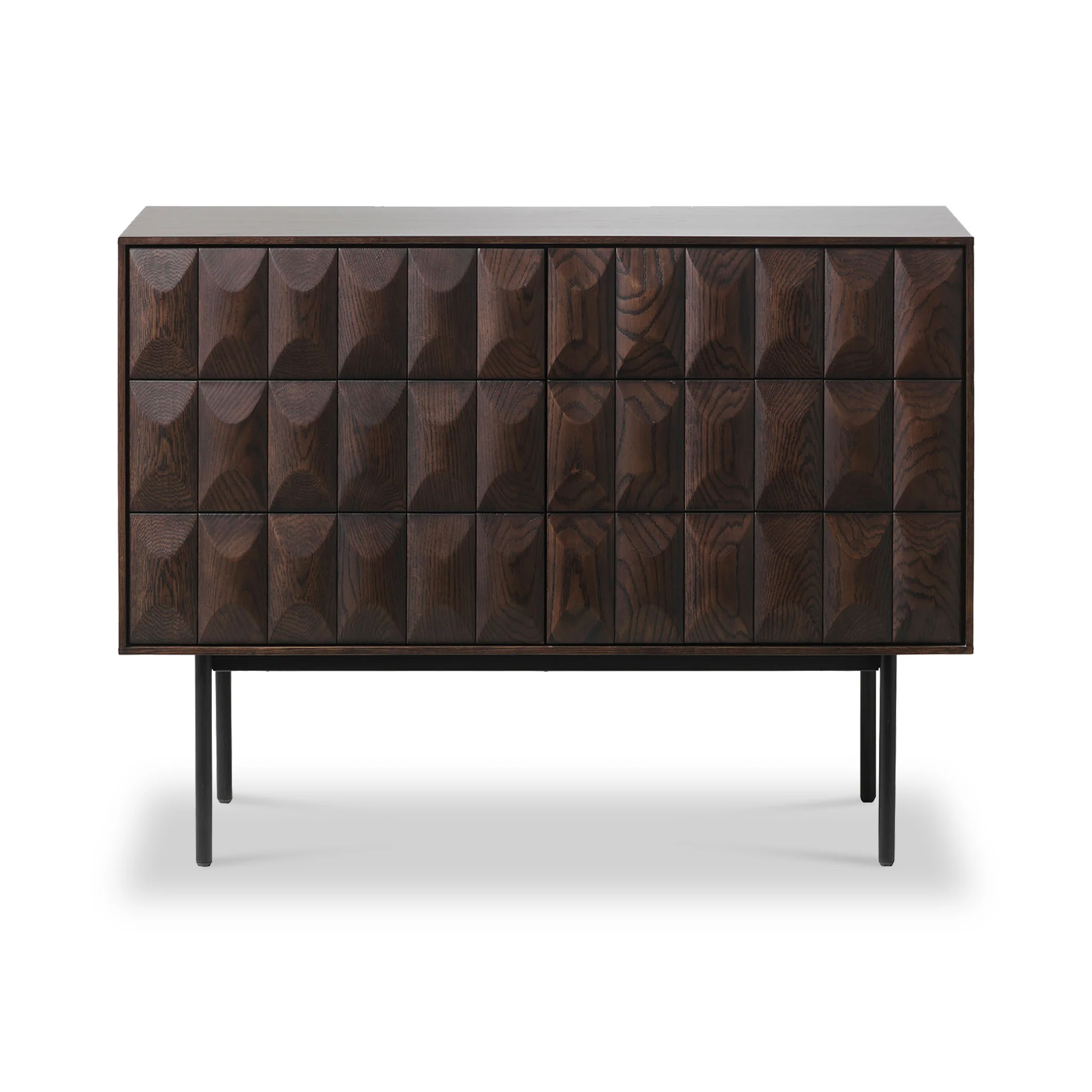 Roka Oak Geometric Large Sideboard - Image 4