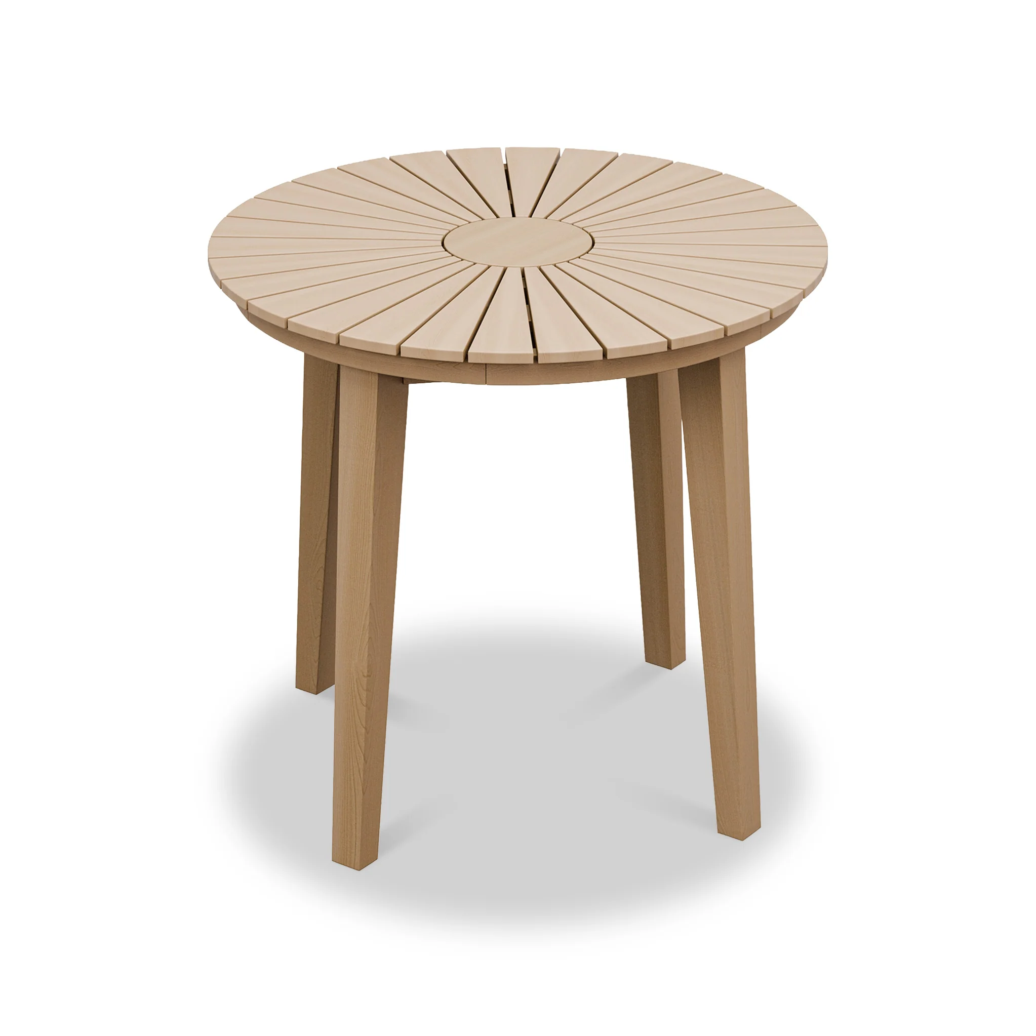 Roma FSC Sunray 80cm Bistro Set with 2 Sol Dining Chairs - Image 8