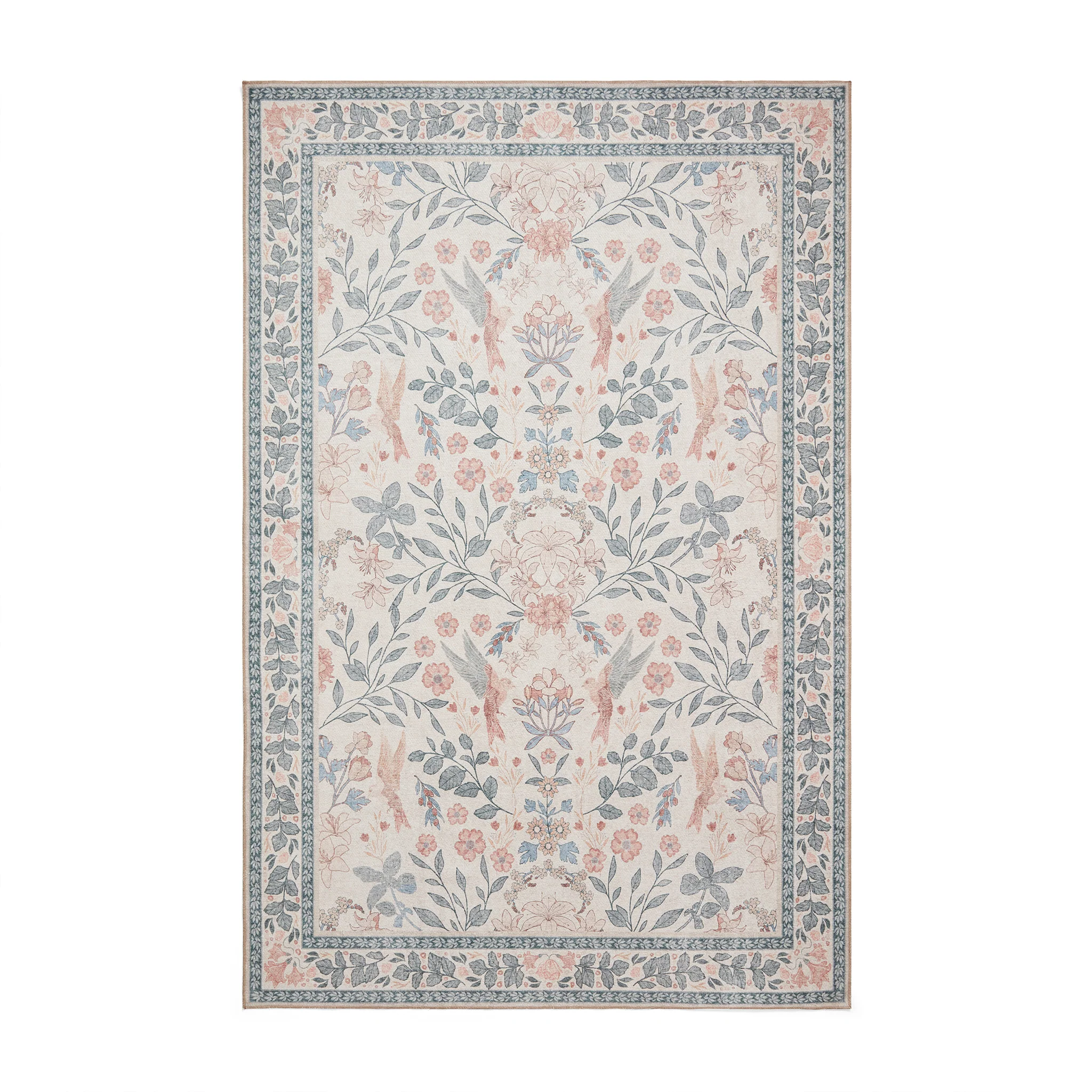 Rosa Classic Floral Print Rug - Image 11