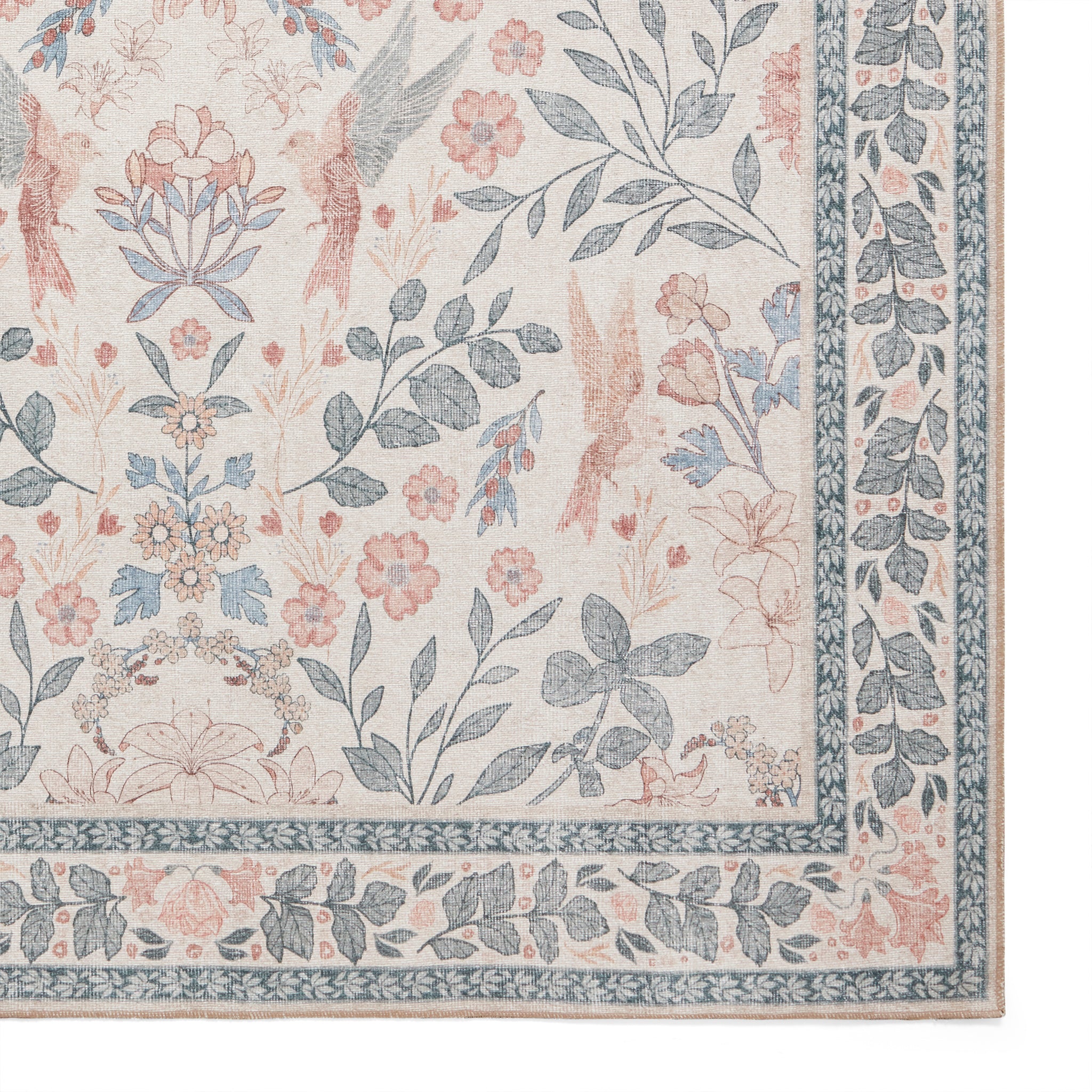 Rosa Classic Floral Print Rug - Image 14