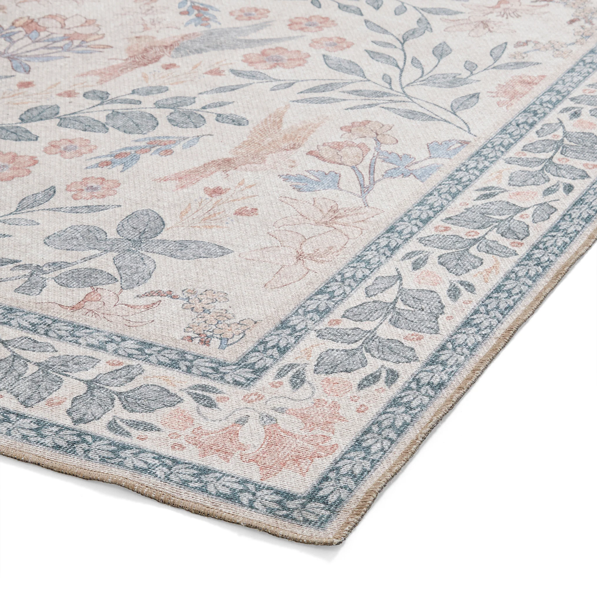 Rosa Classic Floral Print Rug - Image 15