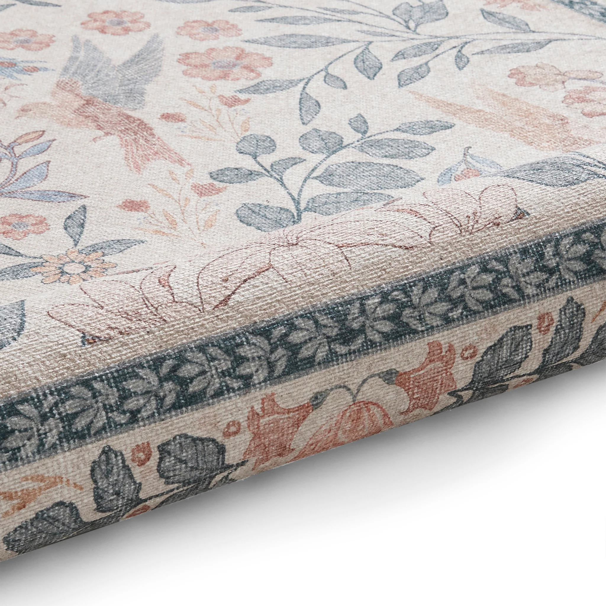 Rosa Classic Floral Print Rug - Image 17