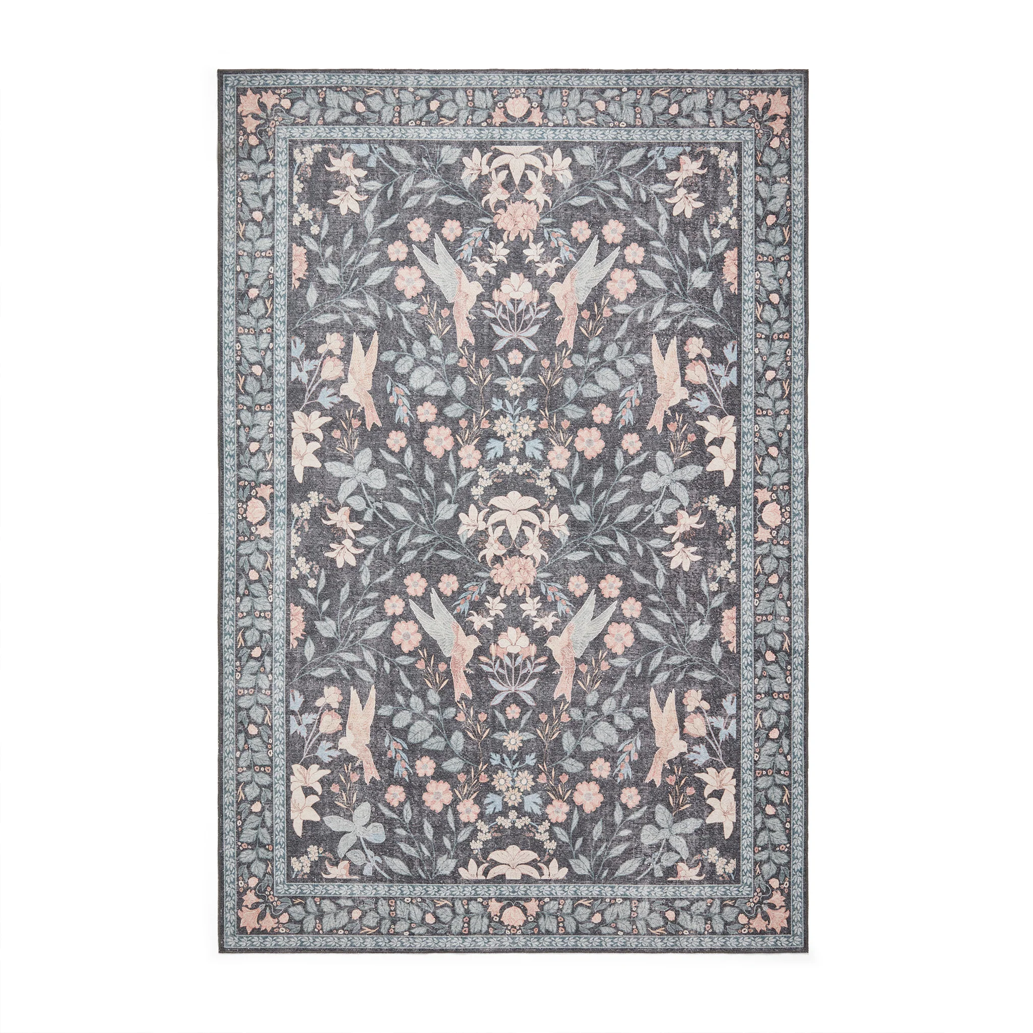 Rosa Classic Floral Print Rug - Image 19