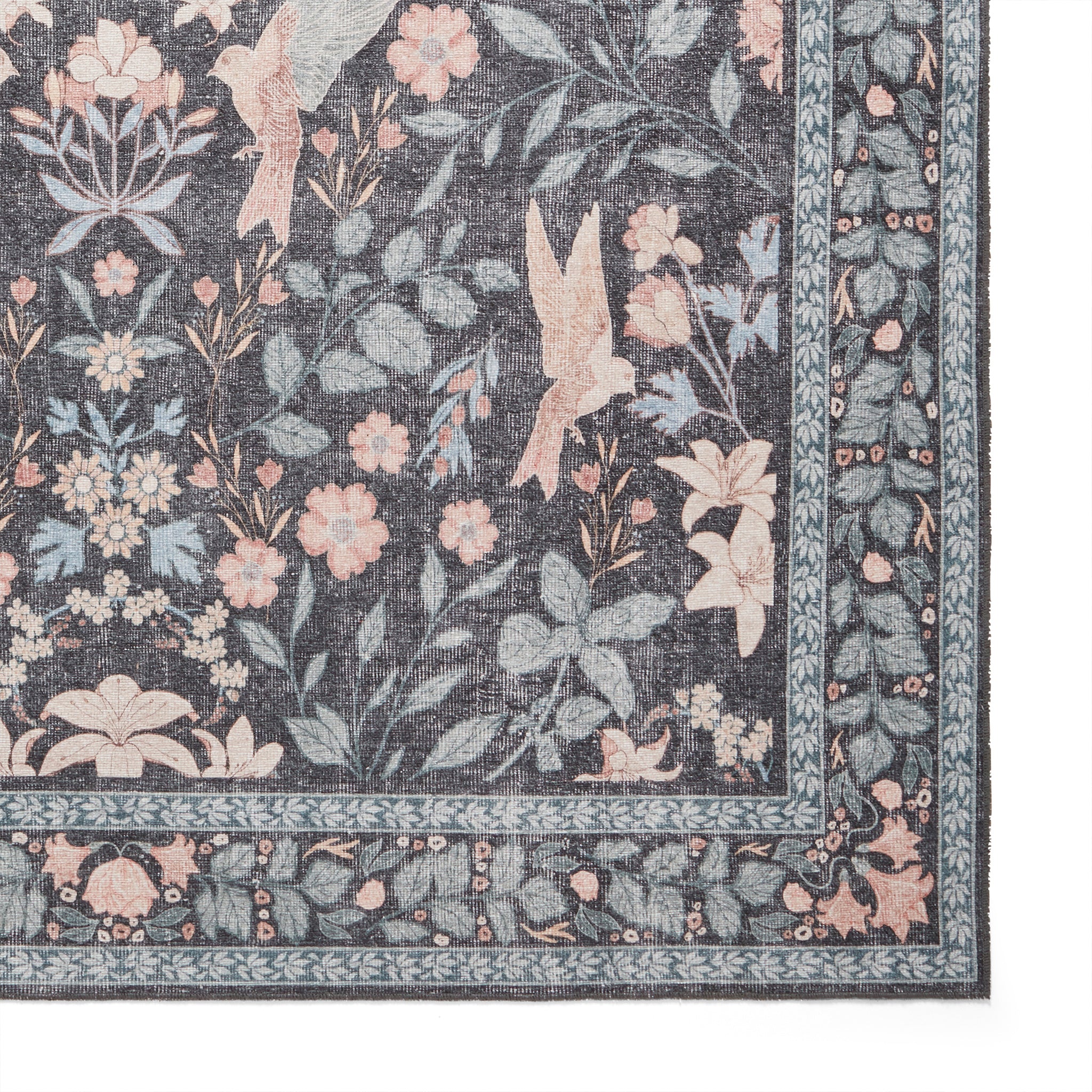 Rosa Classic Floral Print Rug - Image 25