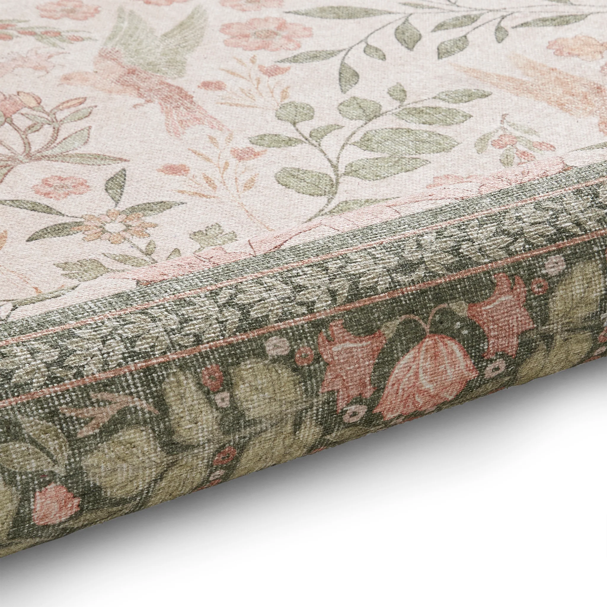 Rosa Classic Floral Print Rug - Image 8