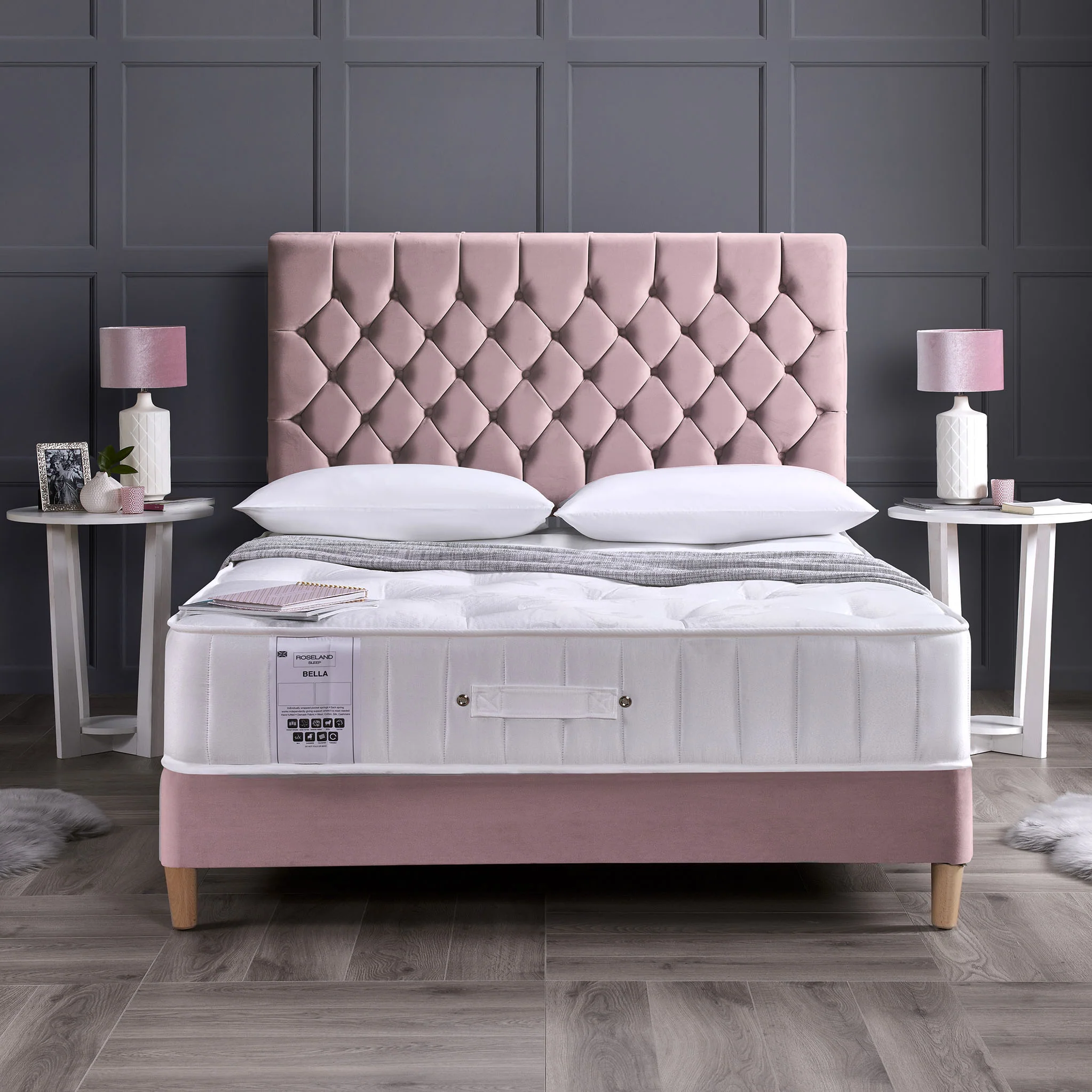 Bella 1000 Pocket Mattress with Wool & Silk by Roseland Sleep - Image 2