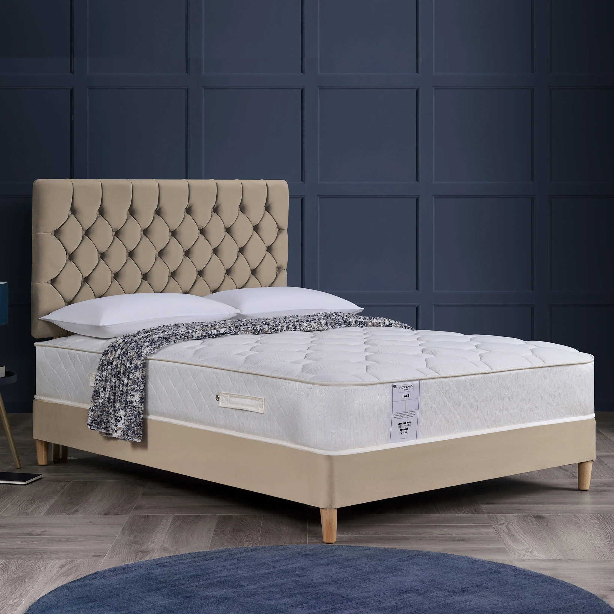 Faye 1000 Pocket Quilted Mattress Roseland Sleep - Image 3