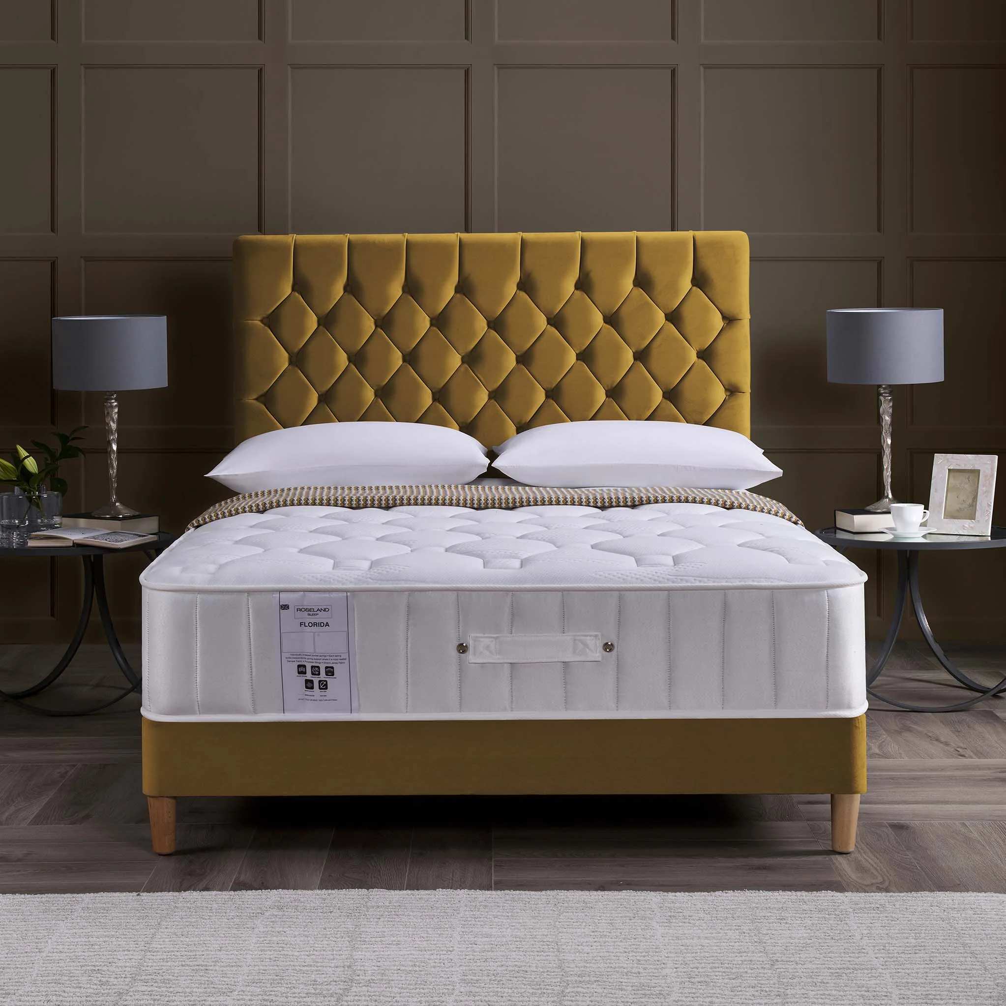 Florida 1000 Pocket Quilted Mattress by Roseland Sleep - Image 2