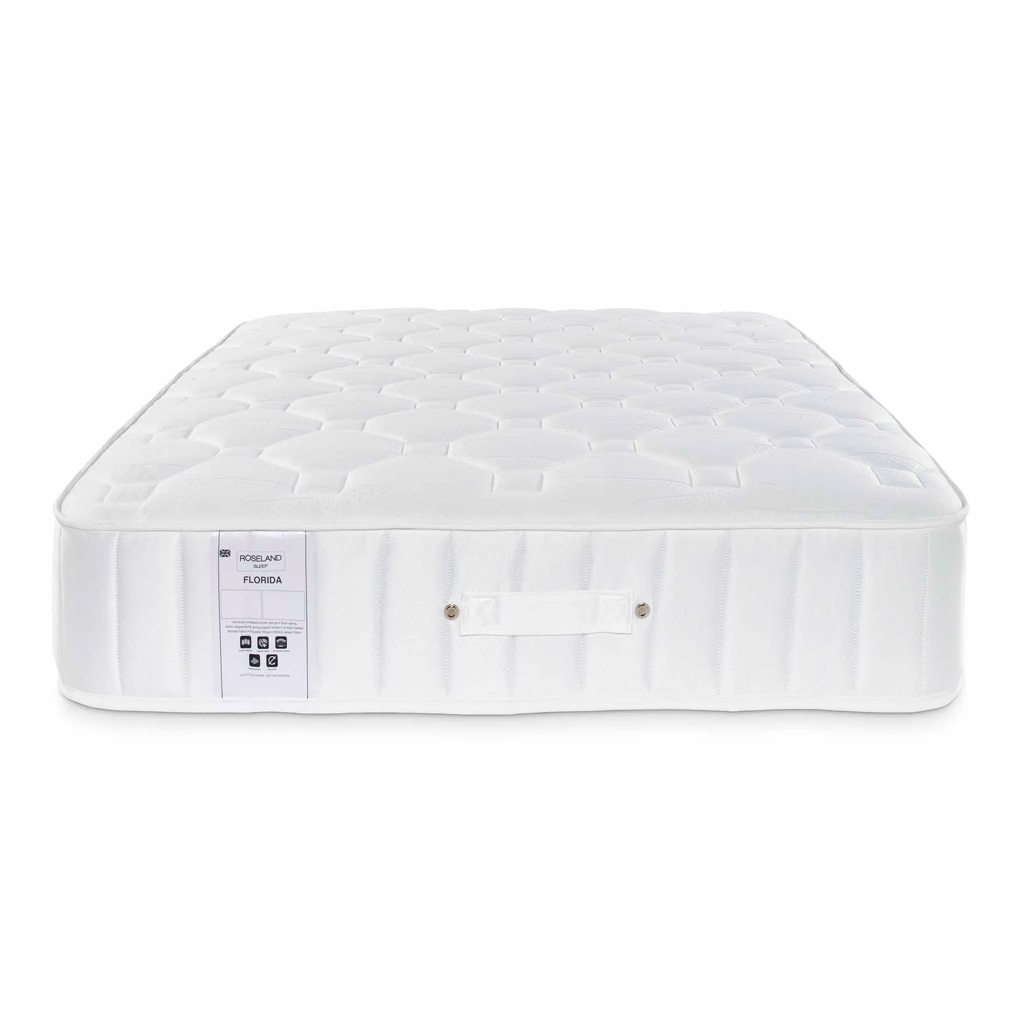 Florida 1000 Pocket Quilted Mattress by Roseland Sleep - Image 5