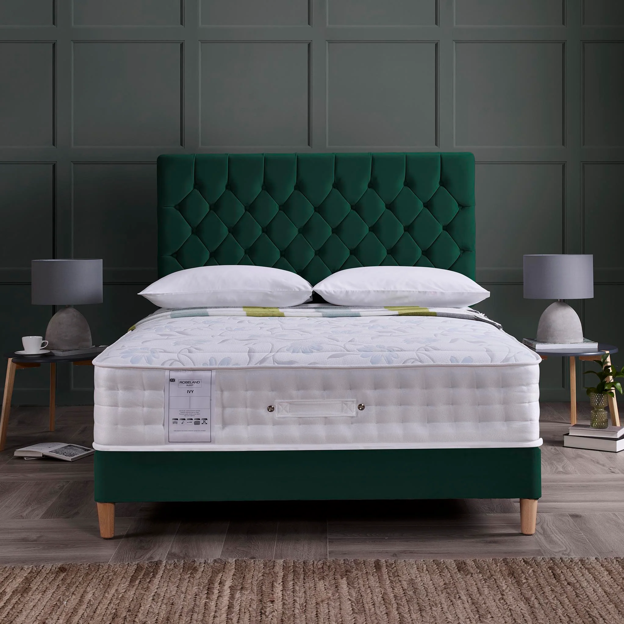 Ivy 1000 Pocket Aloe Vera Memory Mattress by Roseland Sleep - Image 2