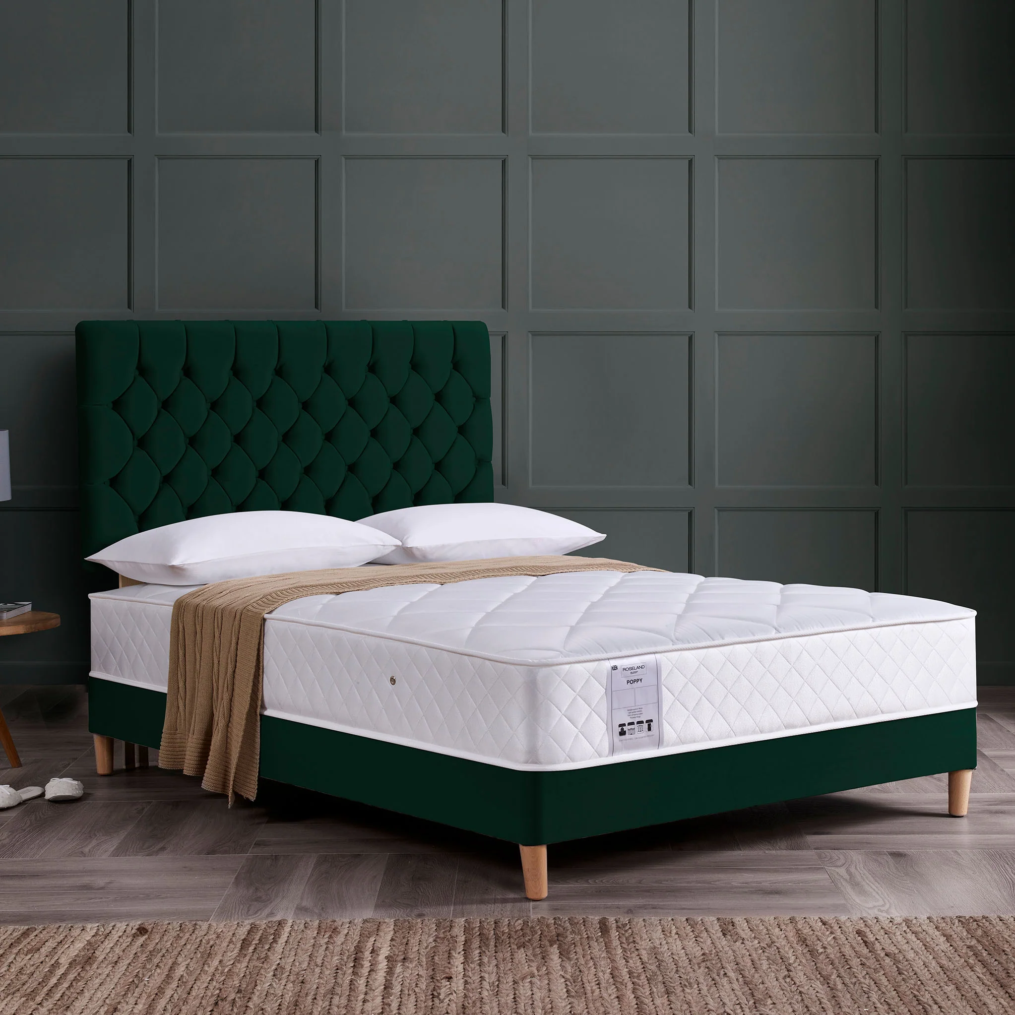 Poppy Coil Sprung Quilted Mattress by Roseland Sleep - Image 3