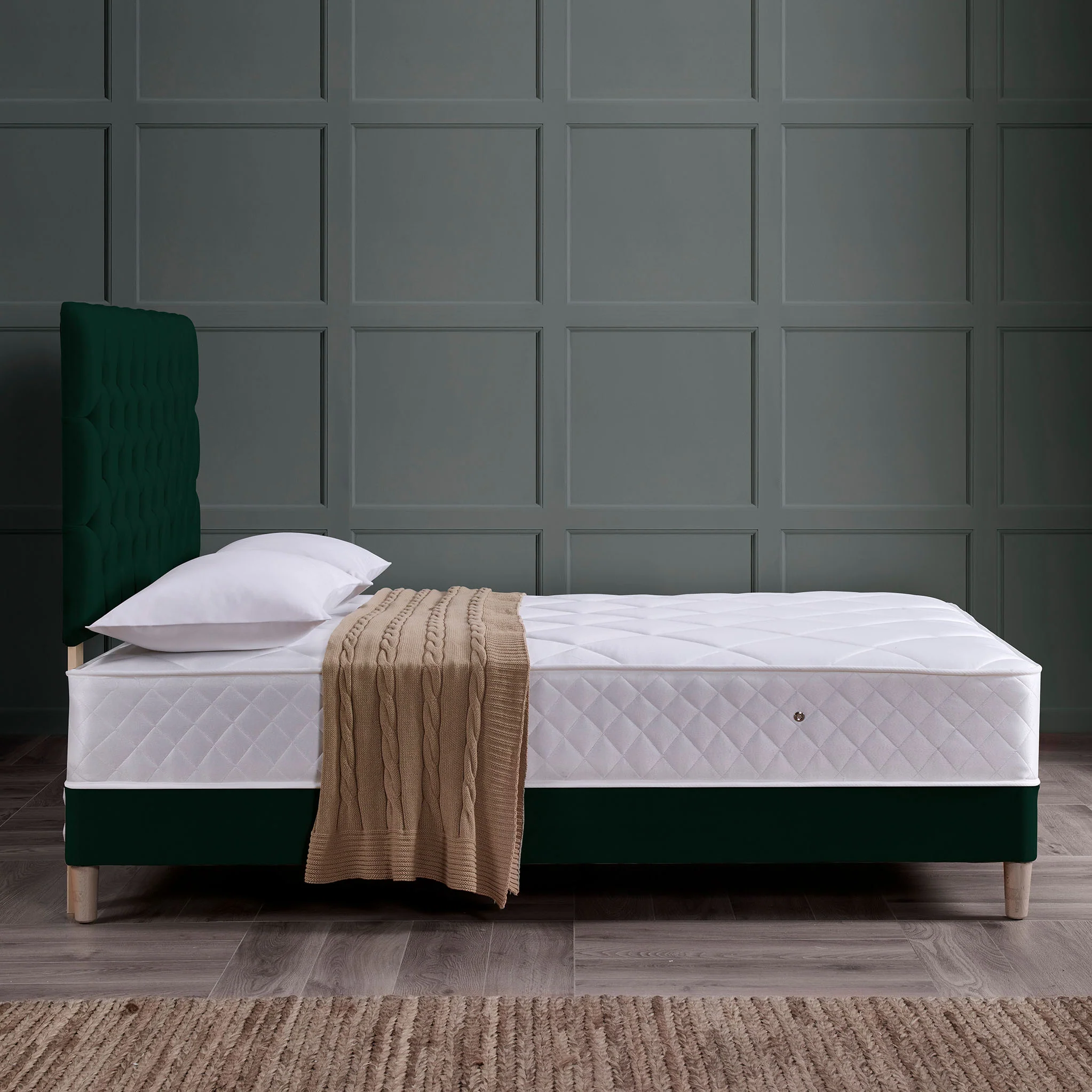 Poppy Coil Sprung Quilted Mattress by Roseland Sleep - Image 4