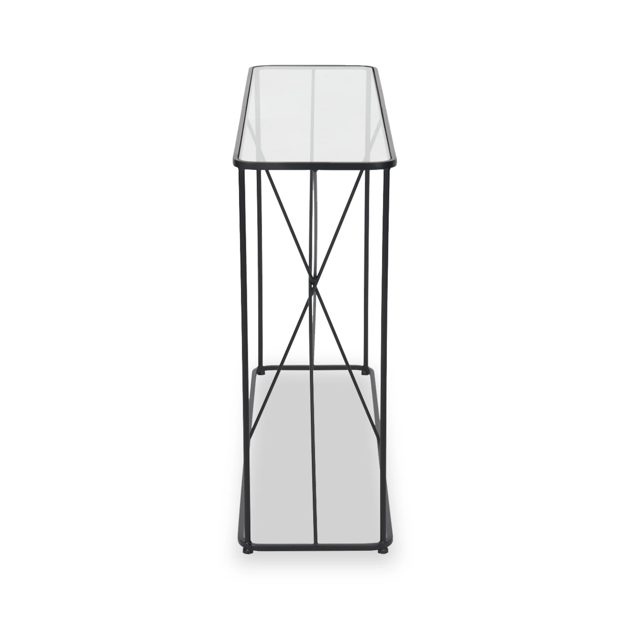 Roxy Glass Top Console Table - Image 6