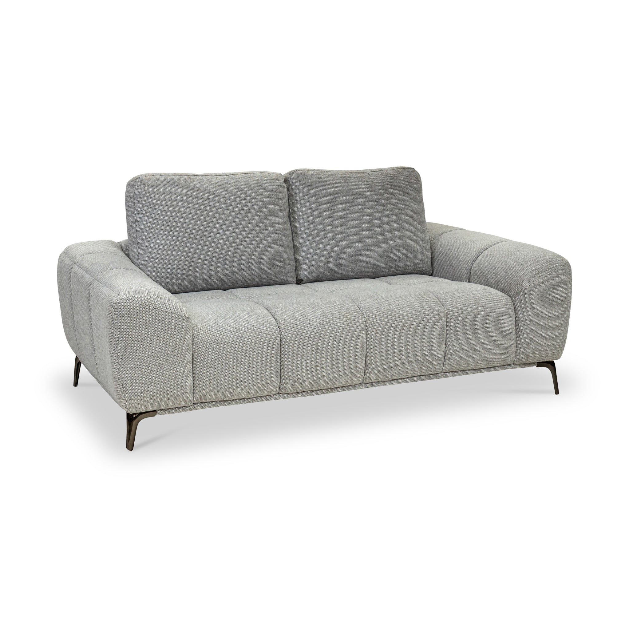 Ruelle Textured Fabric 2 Seater Sofa - Image 3