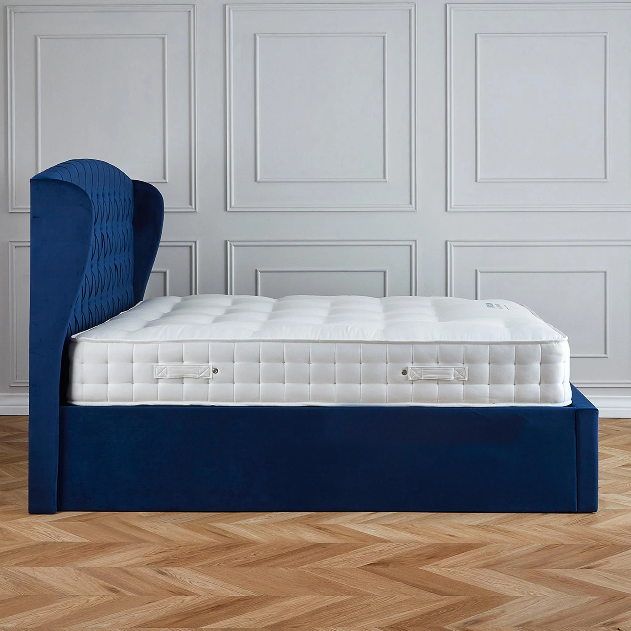 Sailsbury Velvet Ottoman Storage Bed Frame - Image 26