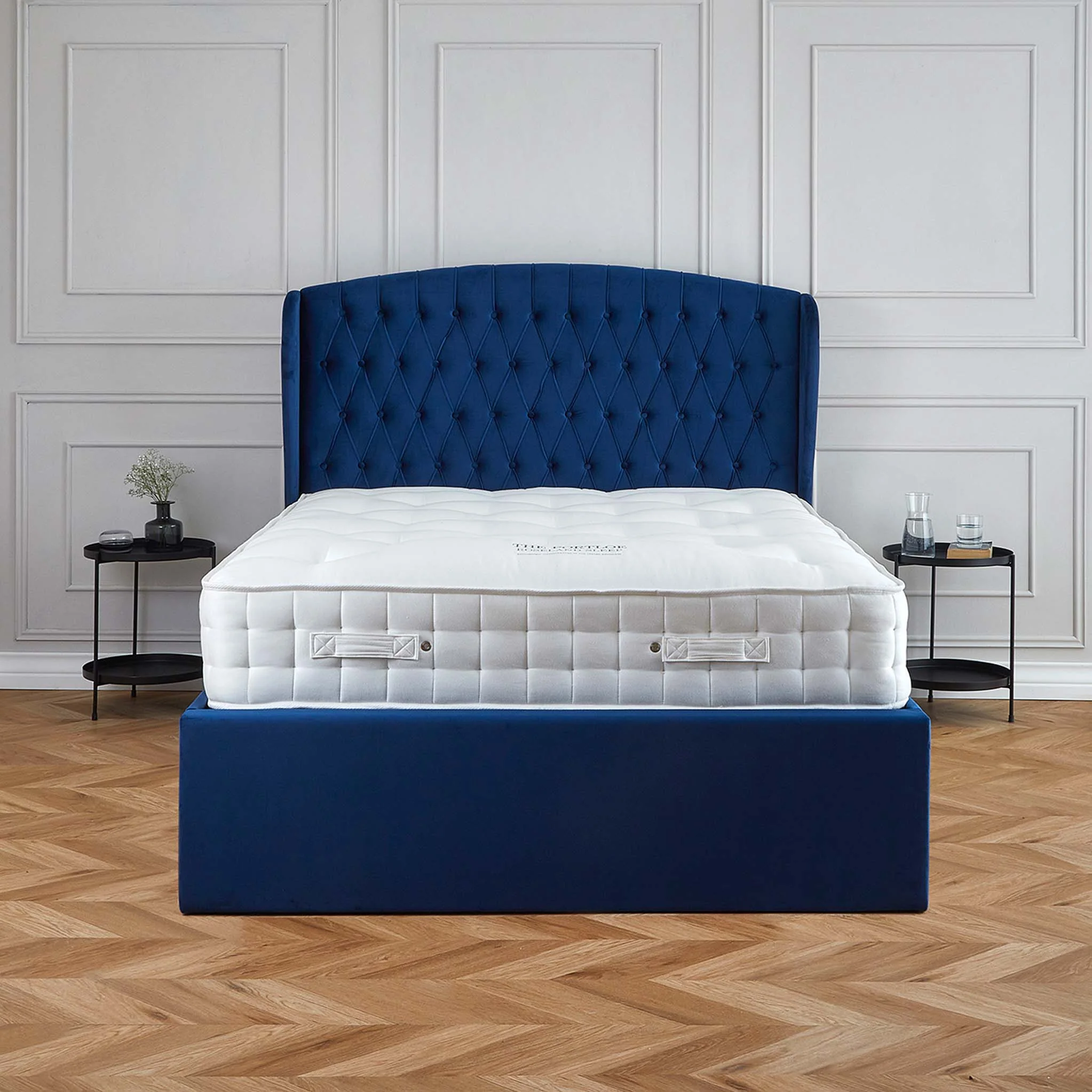 Sailsbury Velvet Ottoman Storage Bed Frame - Image 27