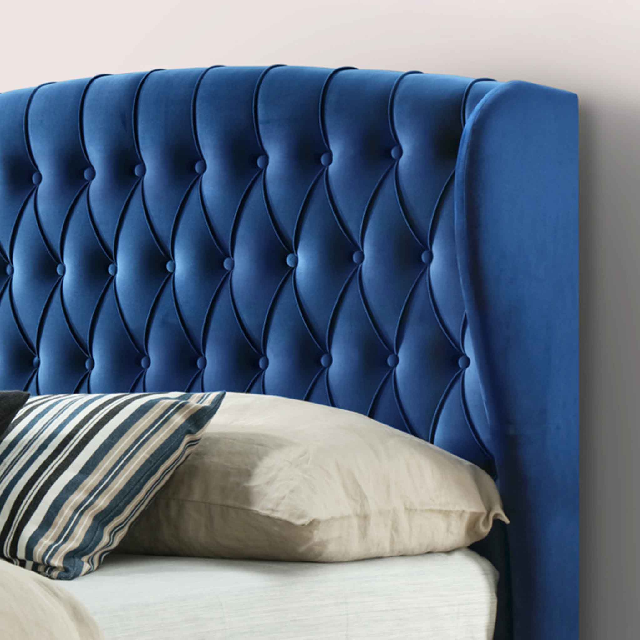 Sailsbury Velvet Ottoman Storage Bed Frame - Image 28