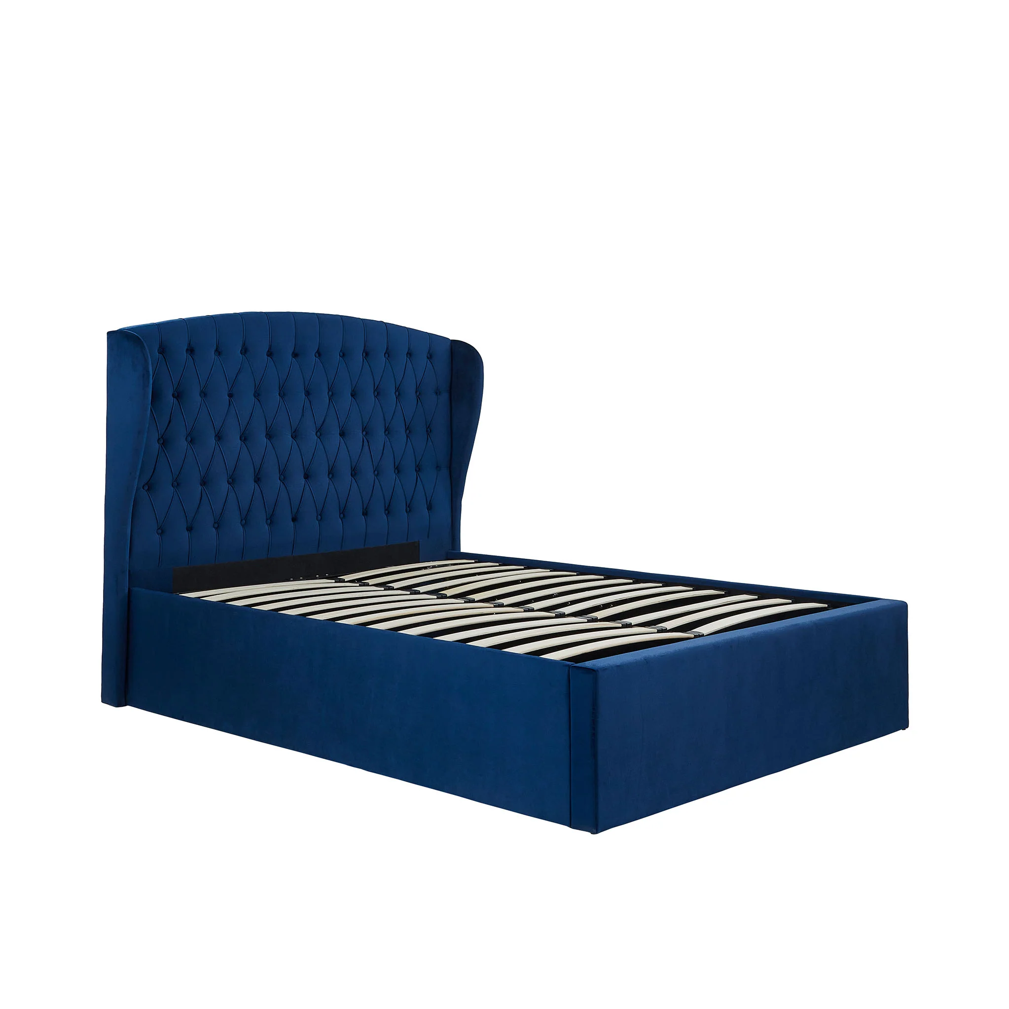 Sailsbury Velvet Ottoman Storage Bed Frame - Image 29