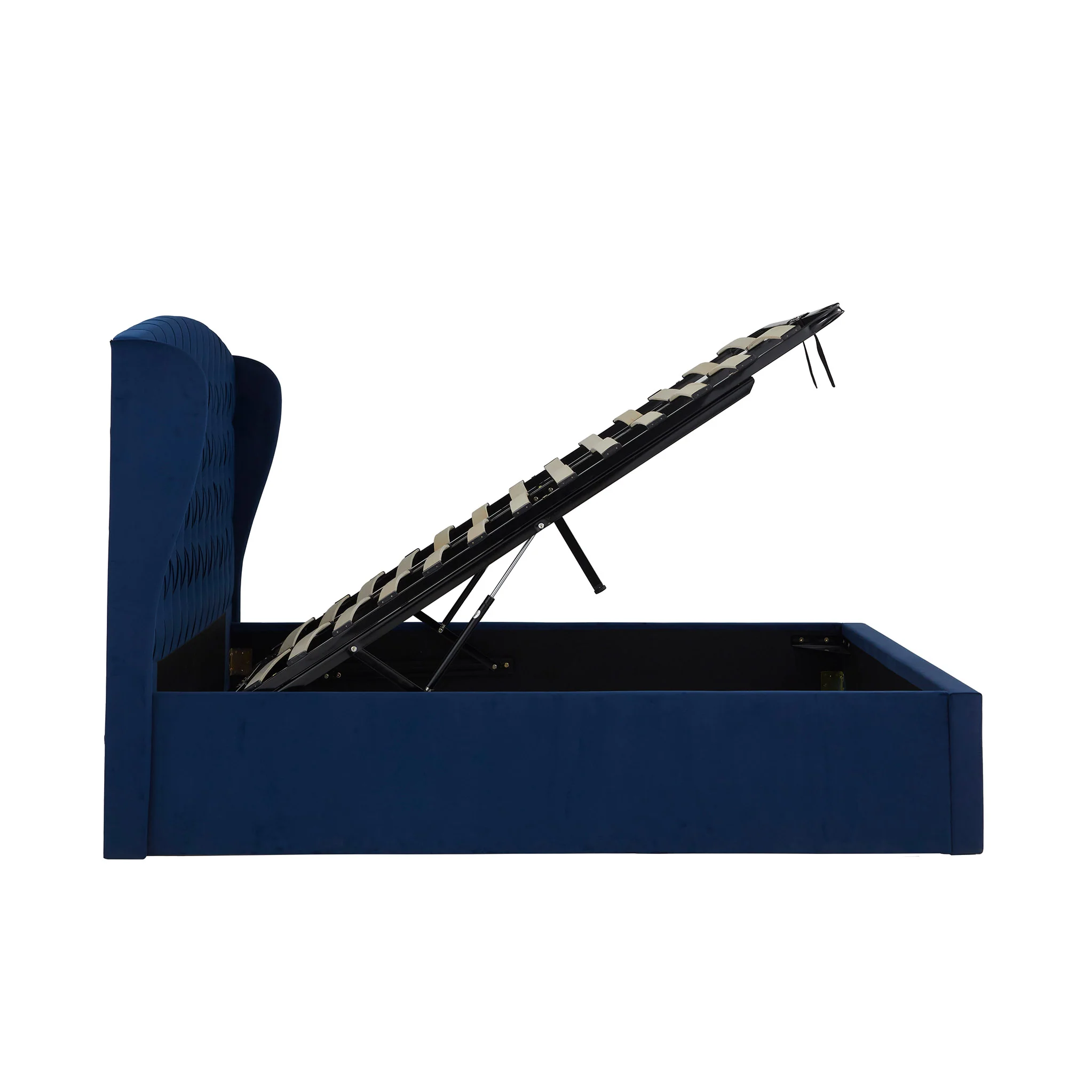 Sailsbury Velvet Ottoman Storage Bed Frame - Image 34