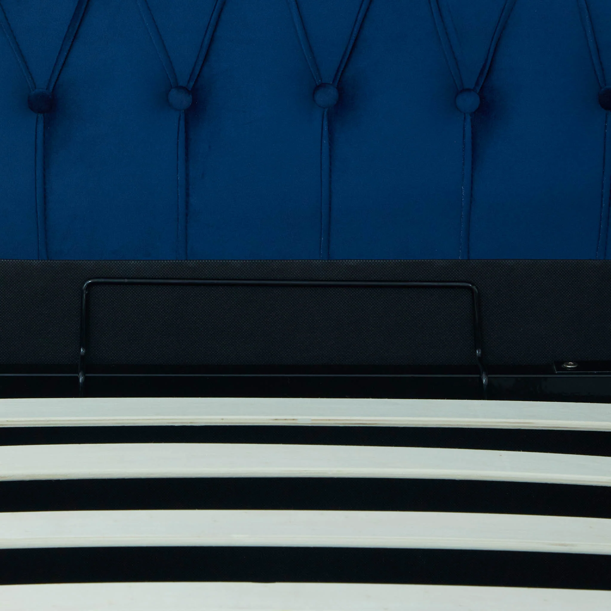 Sailsbury Velvet Ottoman Storage Bed Frame - Image 38