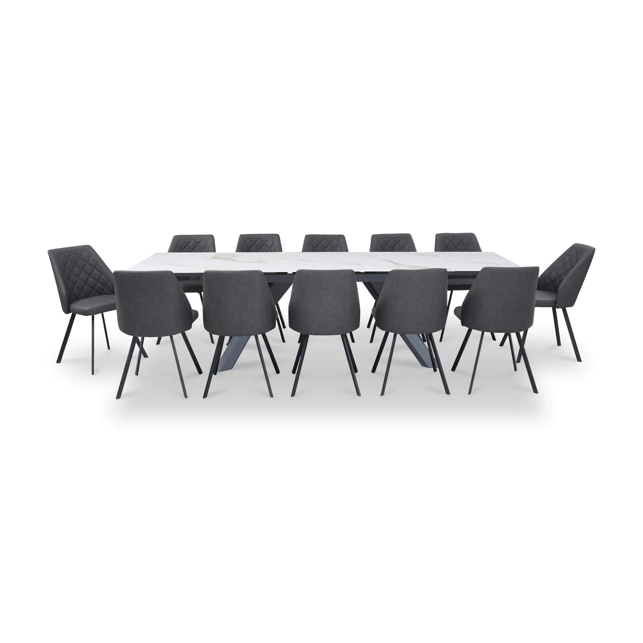 Salma 180-280cm Extending Ceramic Dining Table - Image 3