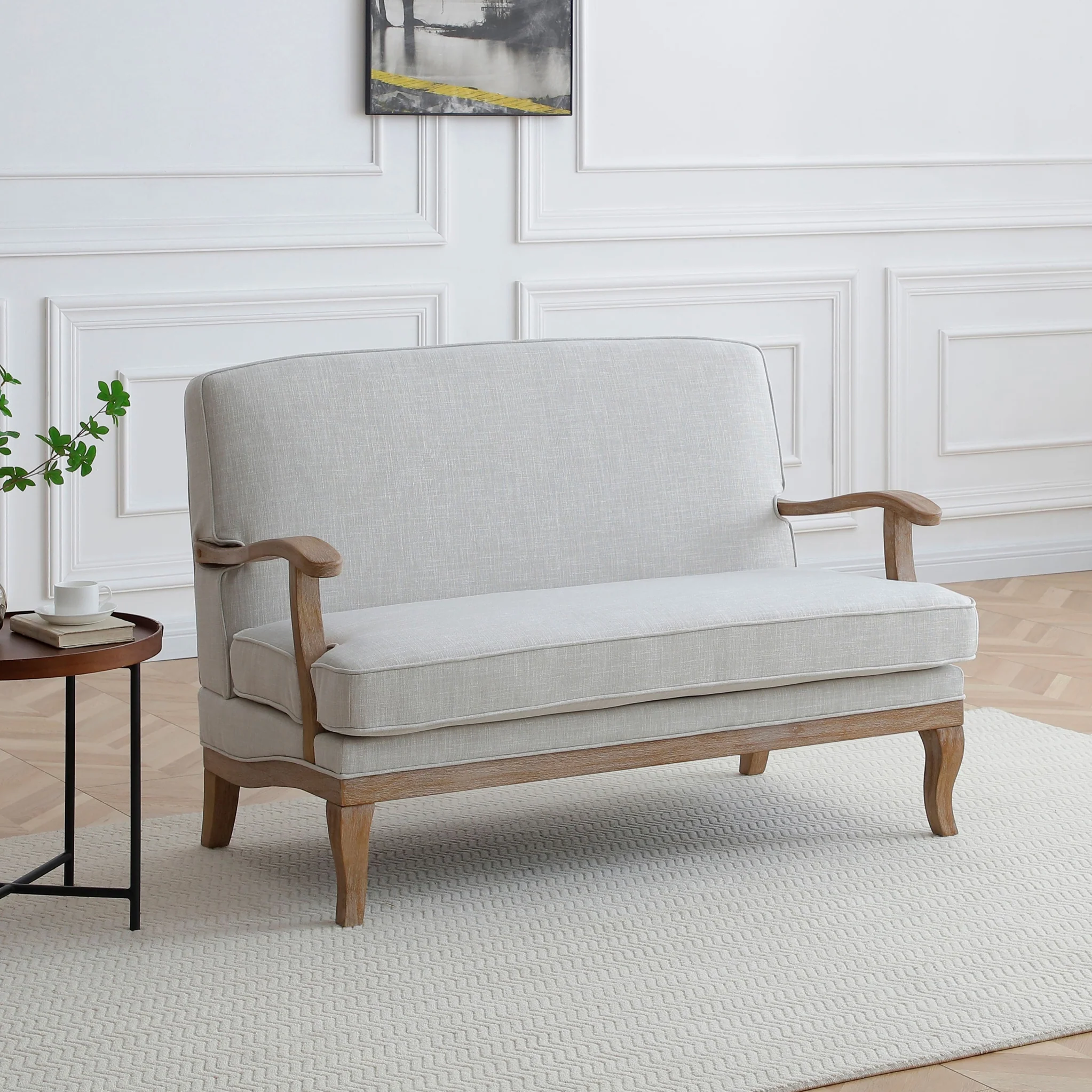 Sandringham Linen 2 Seater Sofa - Image 2