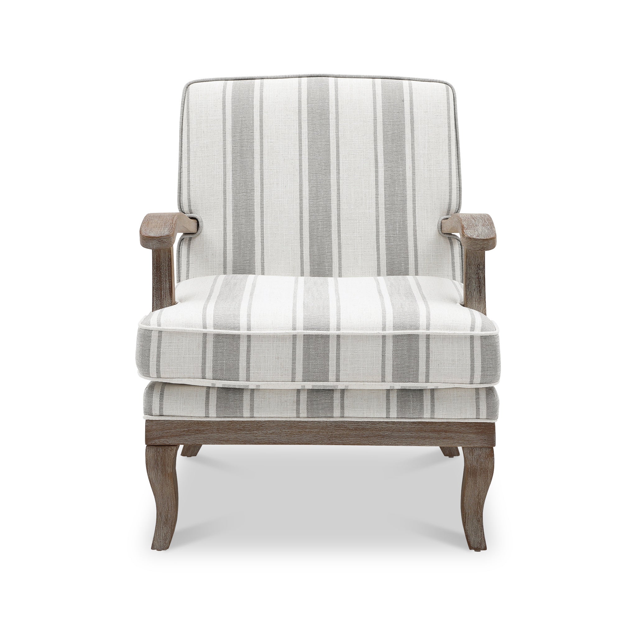 Sandringham Striped Linen Accent Chair - Image 3