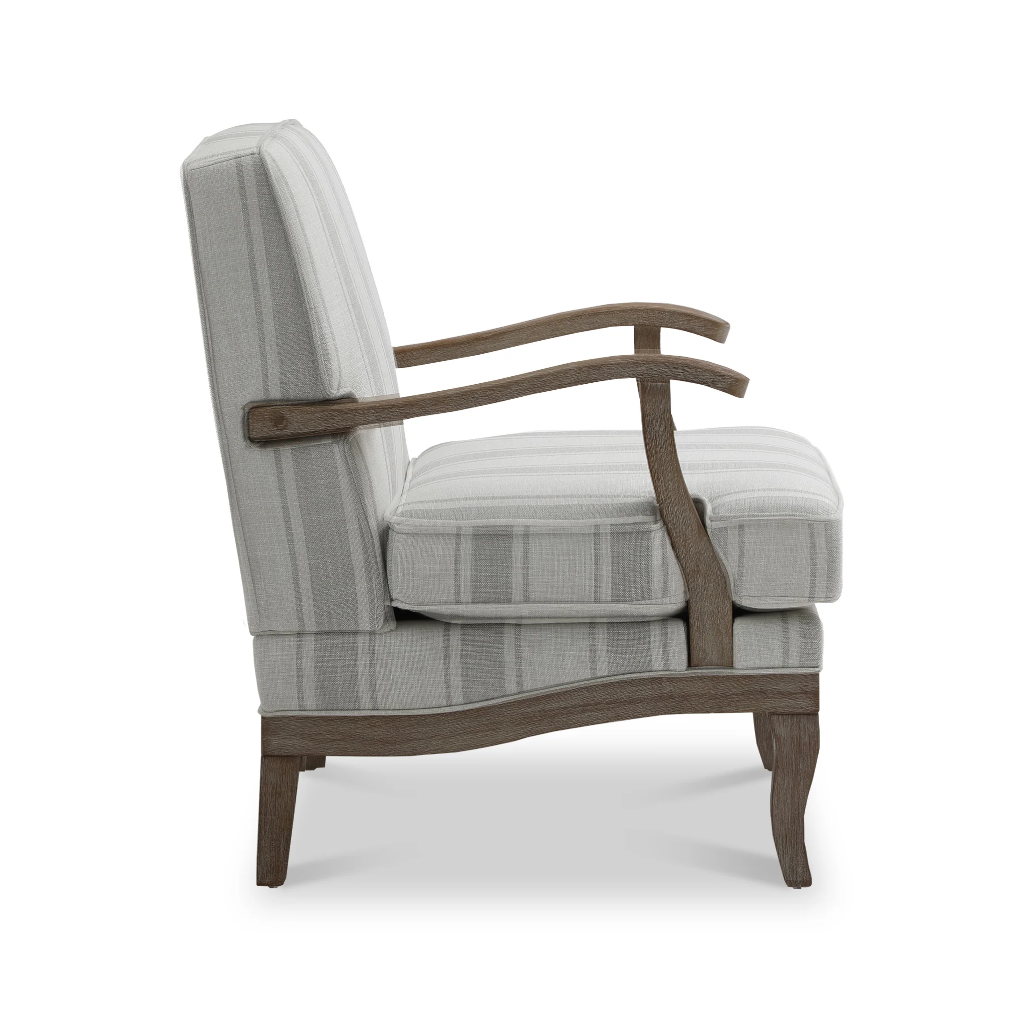 Sandringham Striped Linen Accent Chair - Image 4