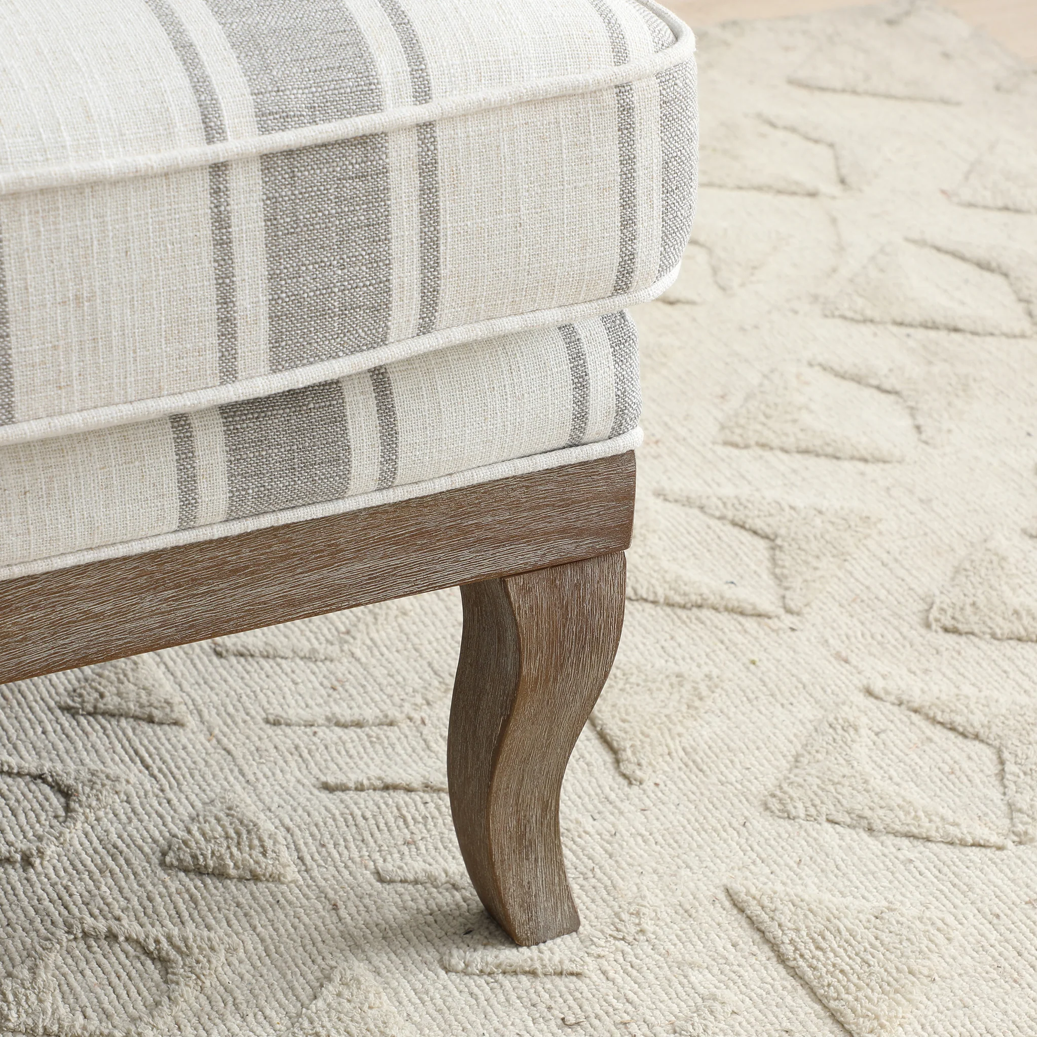 Sandringham Striped Linen Accent Chair - Image 9