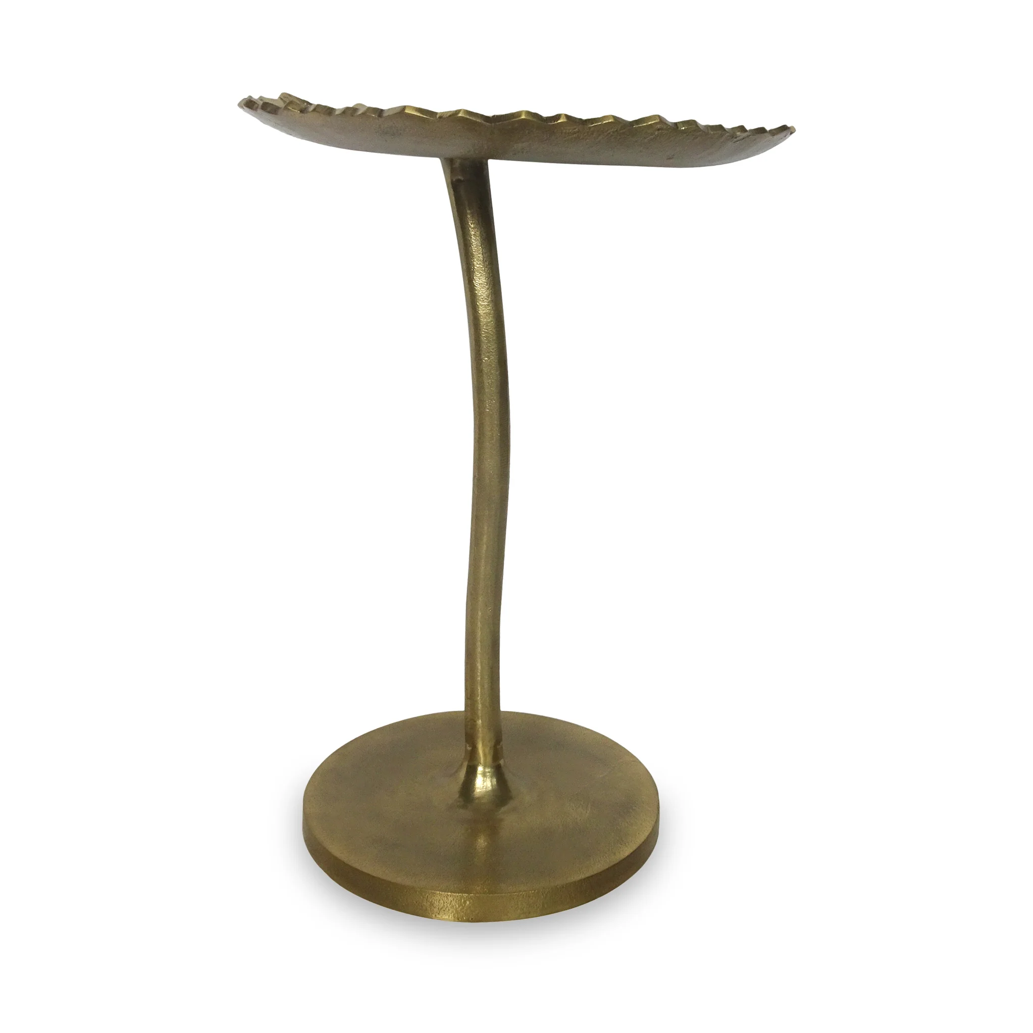 Santos Gold Leaf Side Table - Image 3