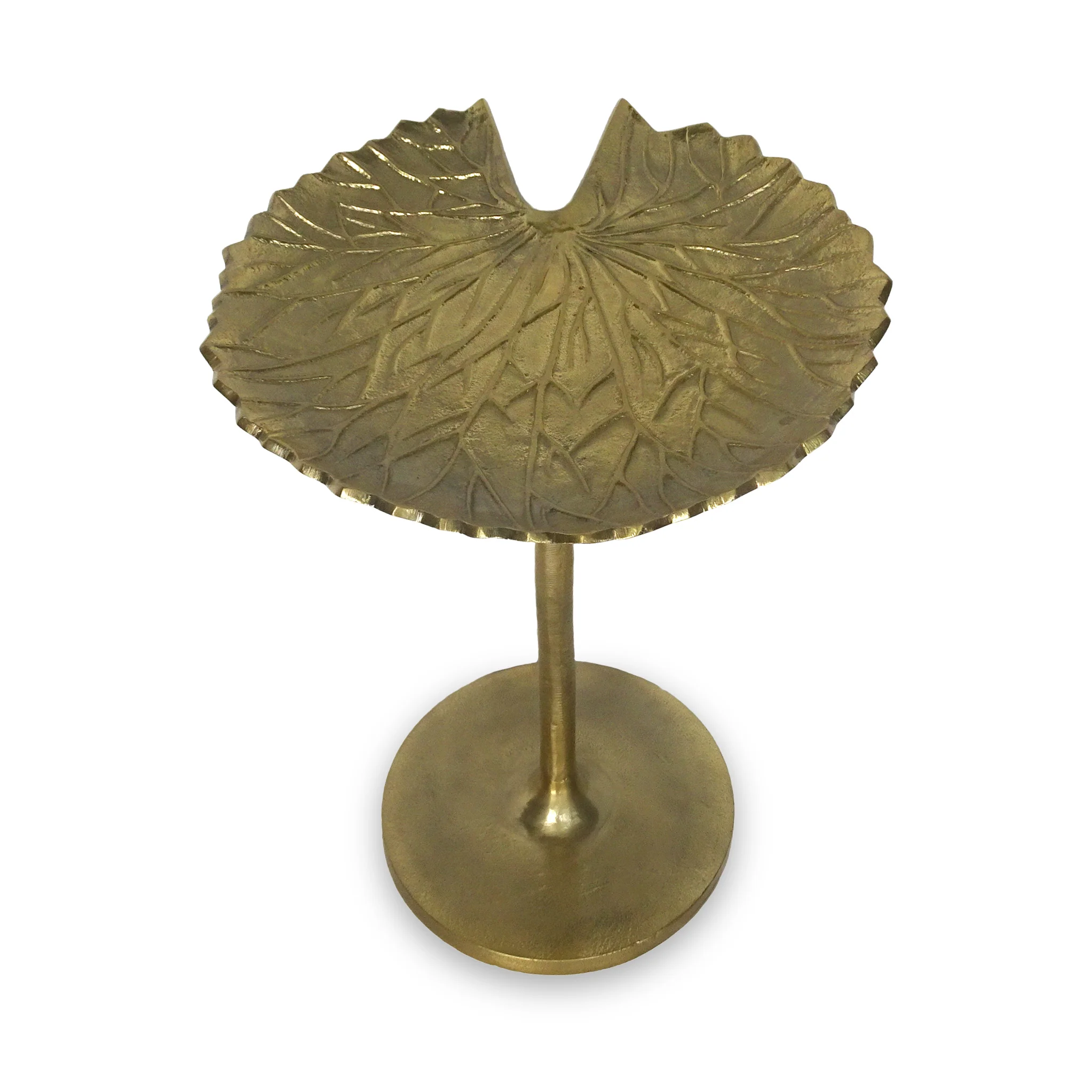 Santos Gold Leaf Side Table - Image 4