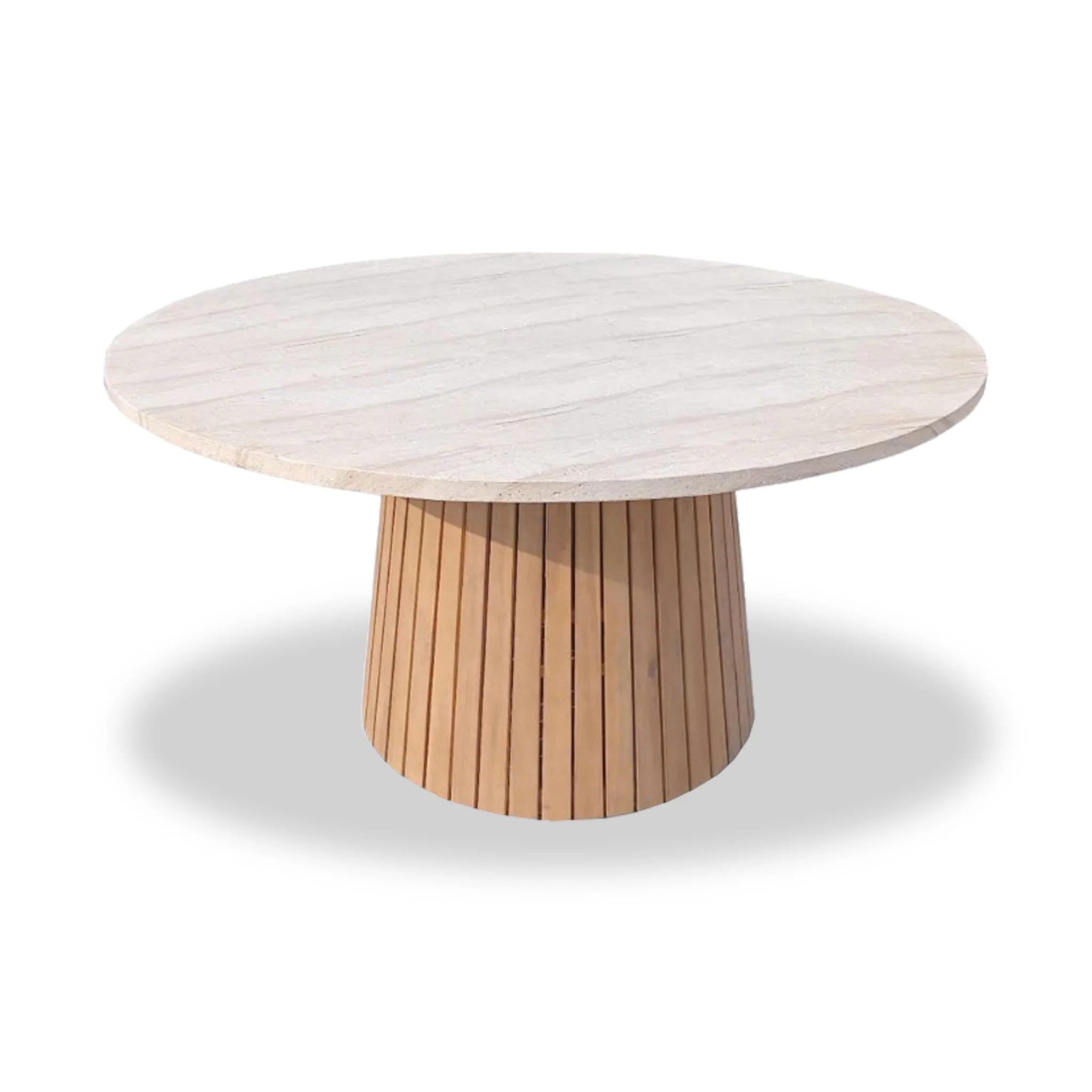 Saturn 6 Seater Round Conical Dining Set with Eden Dawn Dining Chairs - Image 8