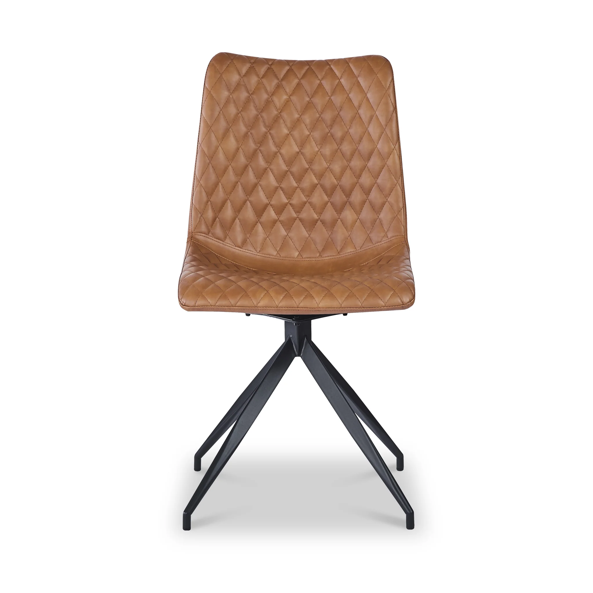 Saunder Faux Leather Swivel Dining Chair - Image 7