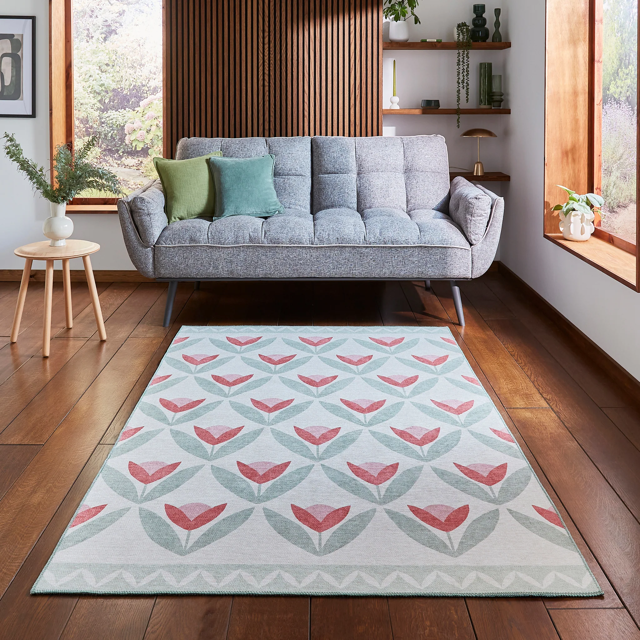 Scion Tulip Trellis Washable Rug - Image 2