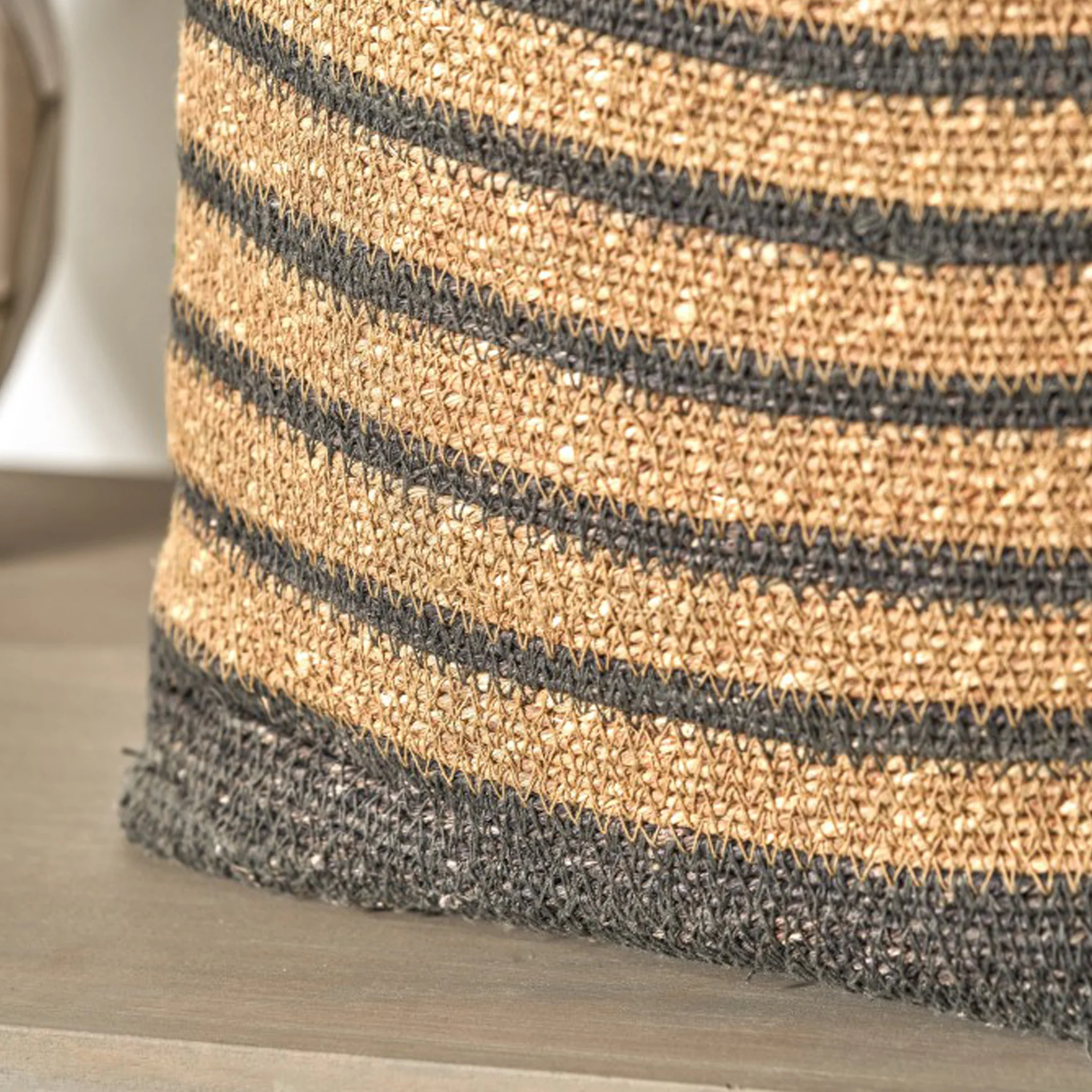 Seagrass Stripe Square Basket - Image 10