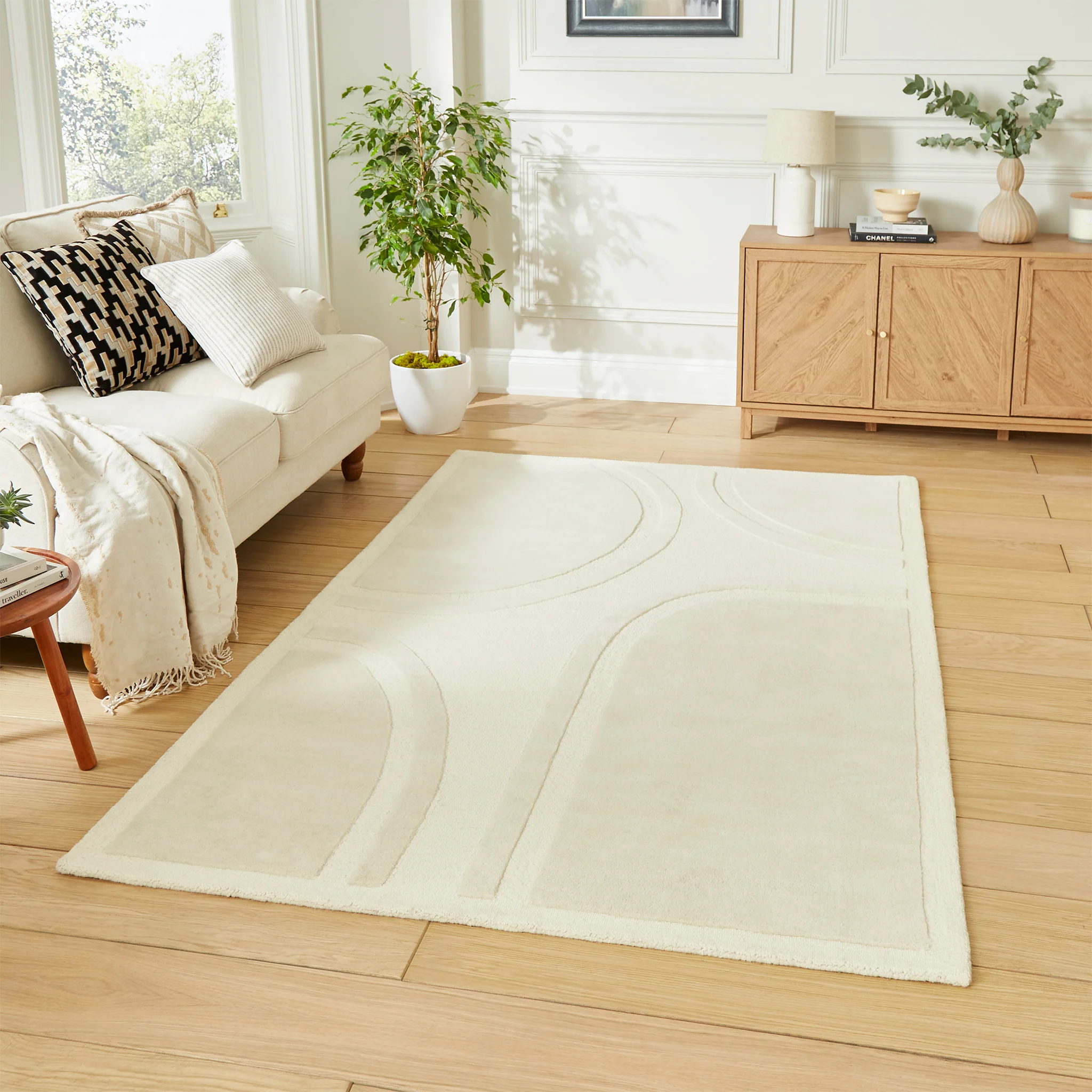 Sedra Curve Imprinted Rug - Image 2