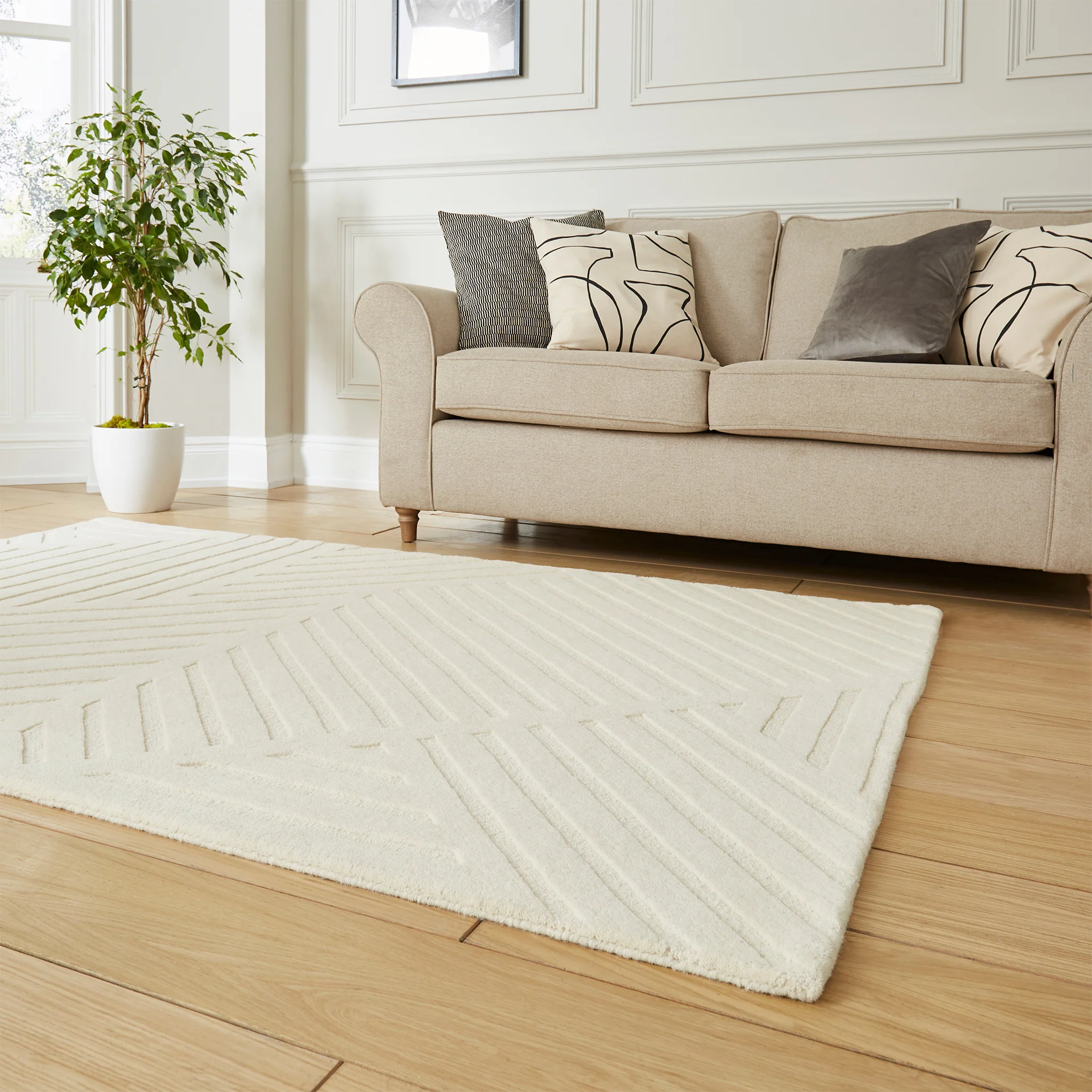 Sedra Diagonal Imprinted Rug - Image 3