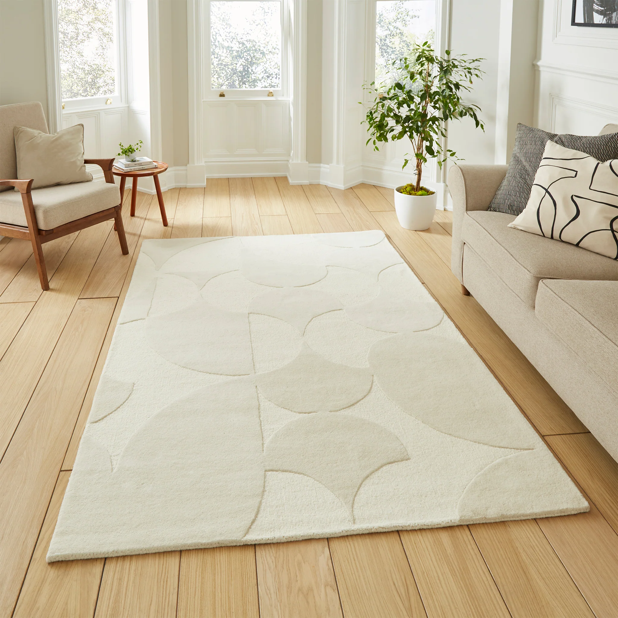 Sedra Geometric Imprinted Rug - Image 2