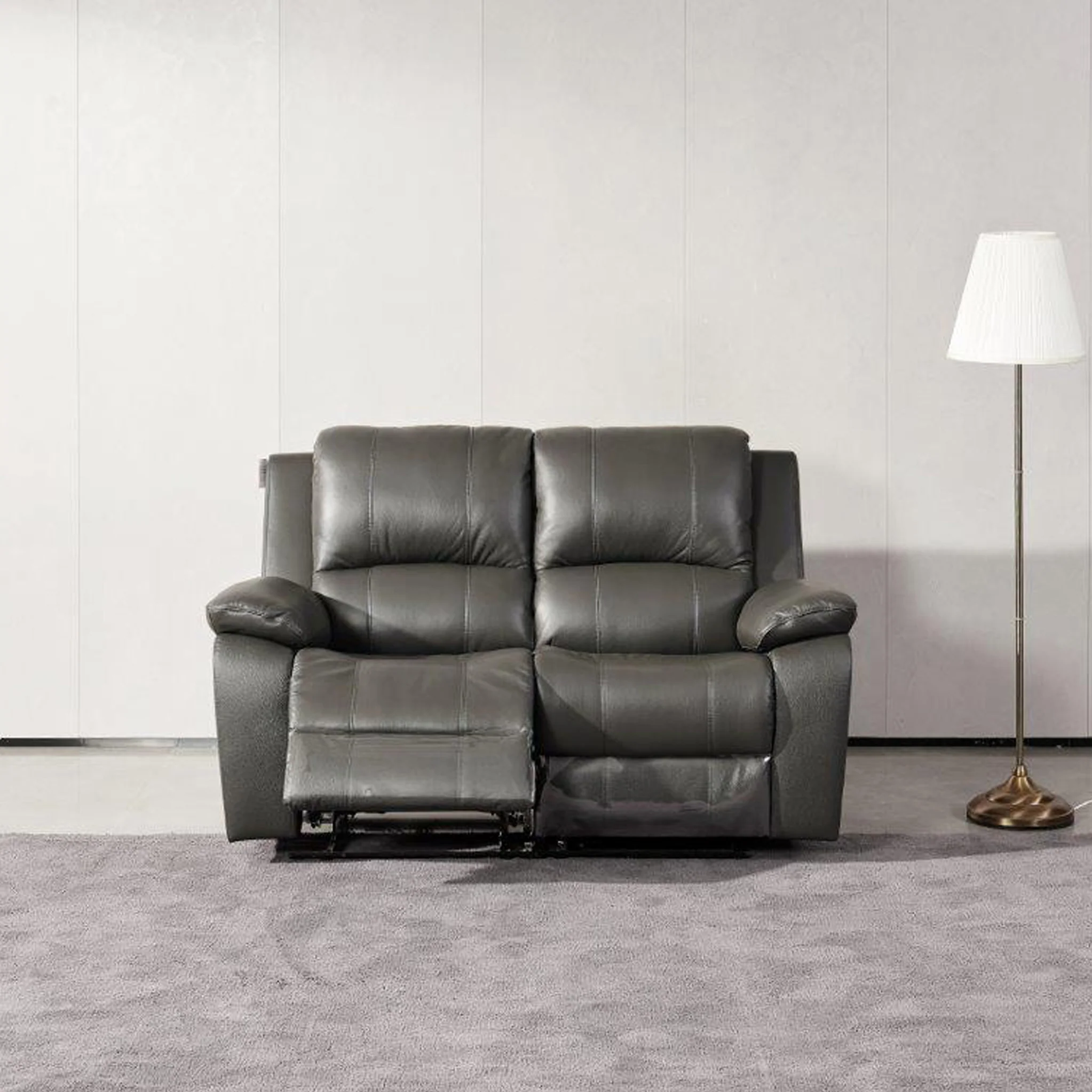 Selma Leather Power Recliner 2 Seater Sofa - Image 7