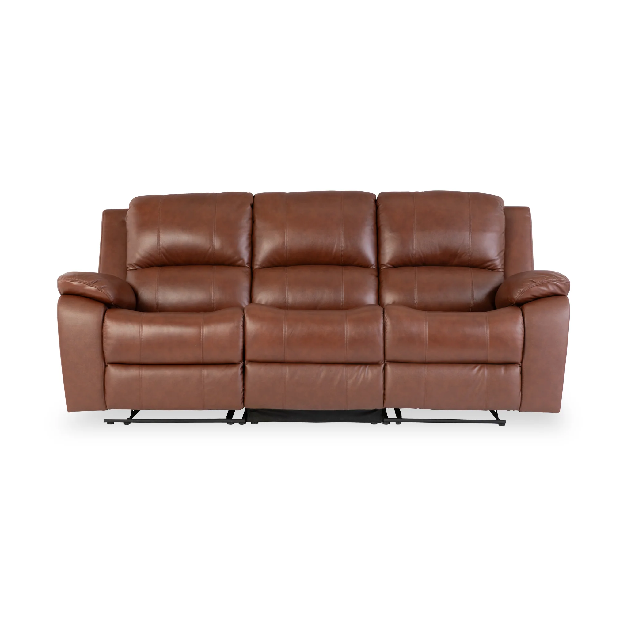 Selma Leather Power Recliner 3 Seater Sofa - Image 10