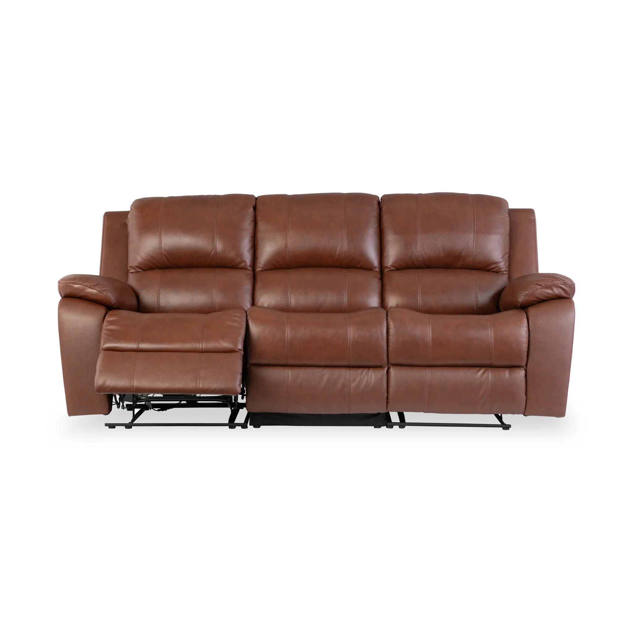 Selma Leather Power Recliner 3 Seater Sofa - Image 13