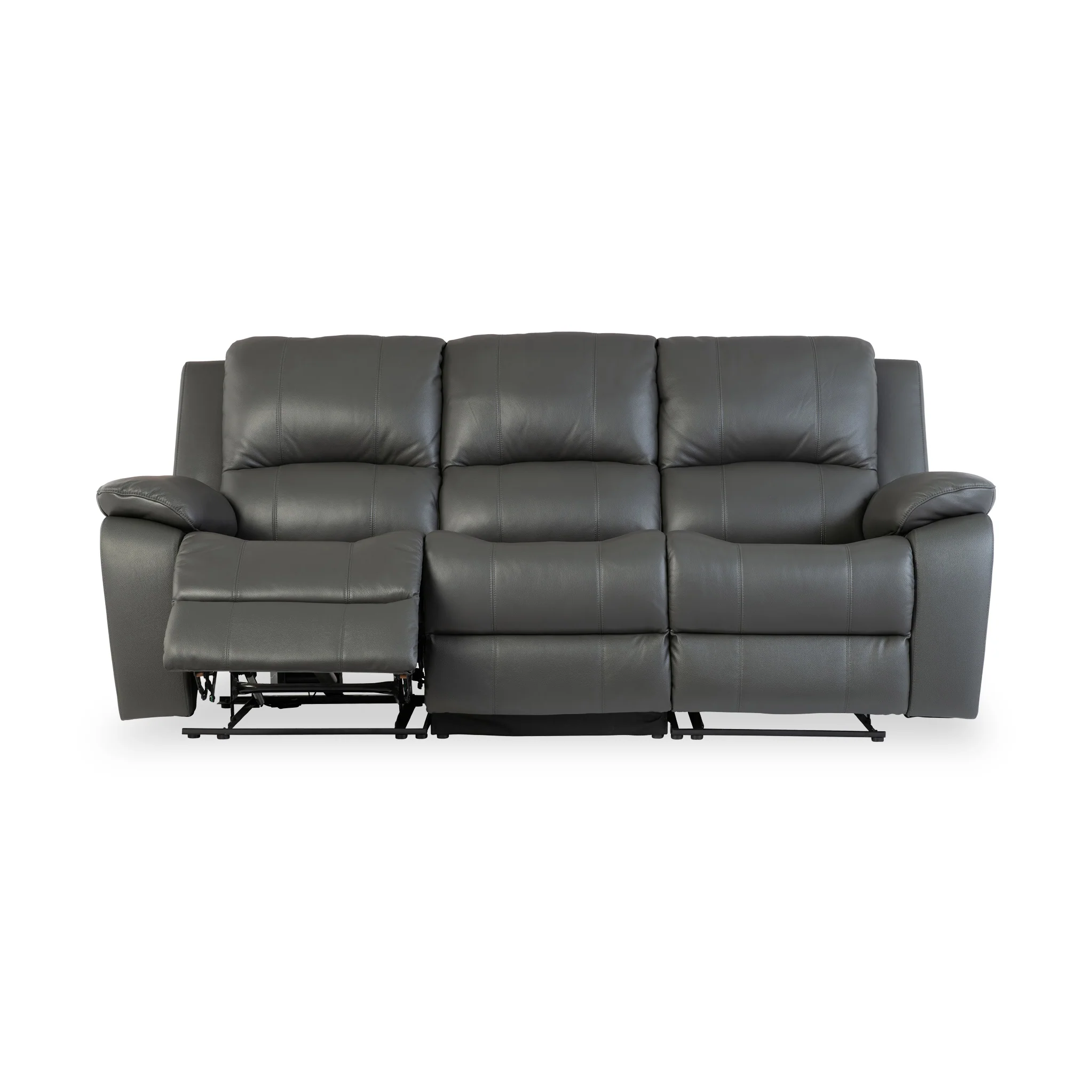 Selma Leather Power Recliner 3 Seater Sofa - Image 3