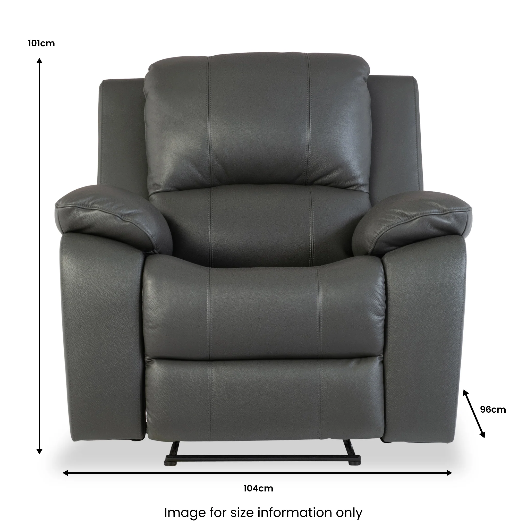 Selma Leather Power Recliner Armchair - Image 11