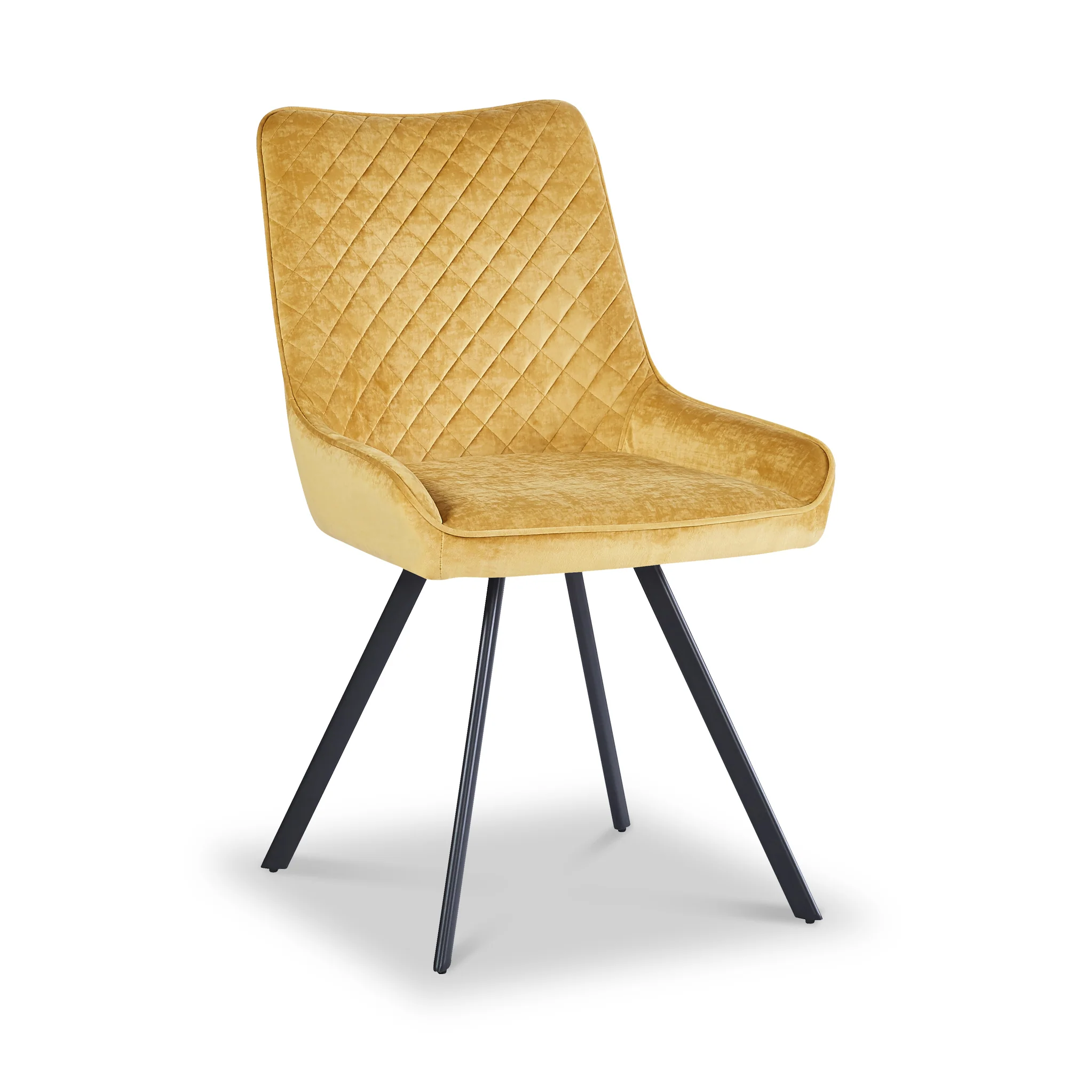 Sharynn Velvet Quilted Dining Chair - Image 10