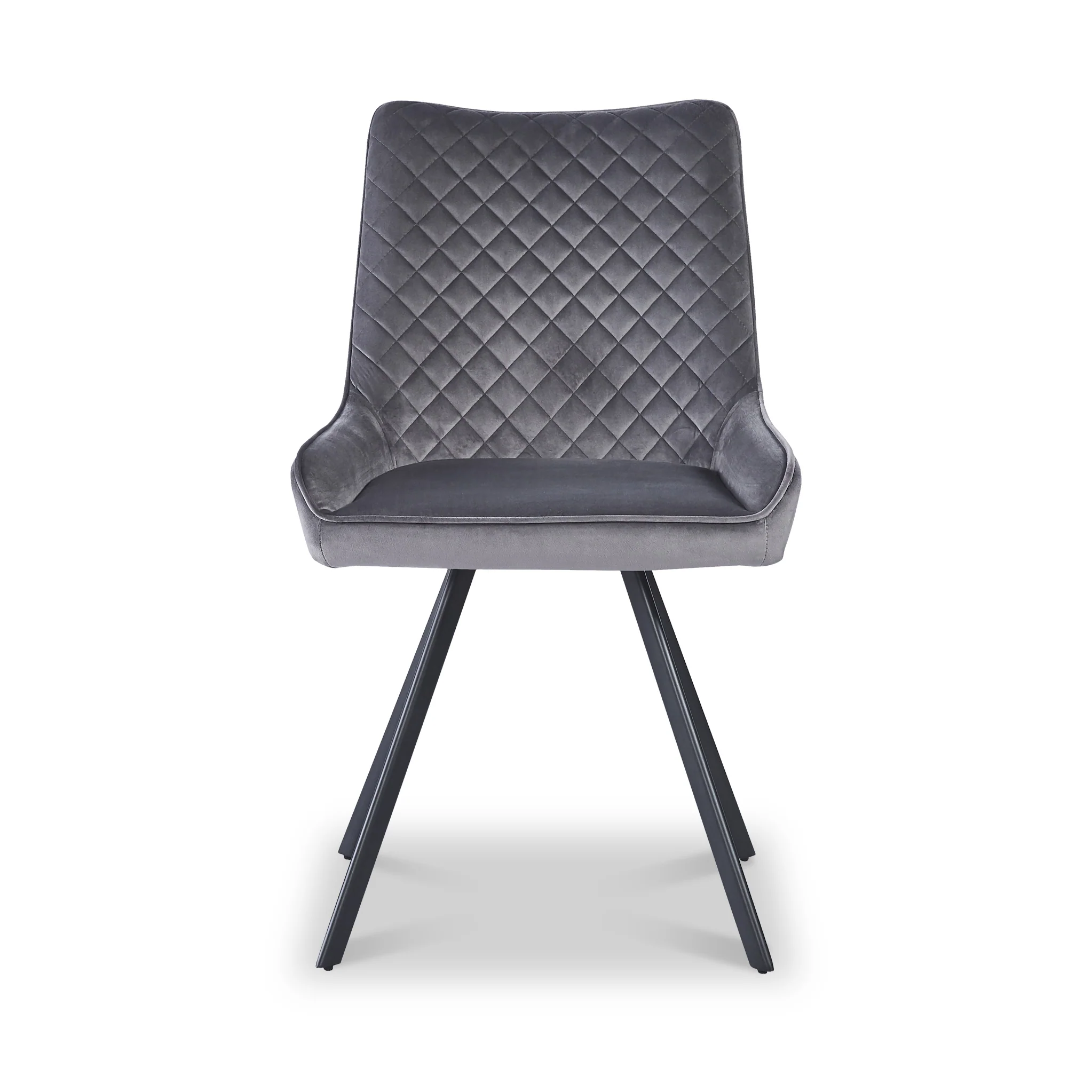 Sharynn Velvet Quilted Dining Chair - Image 3